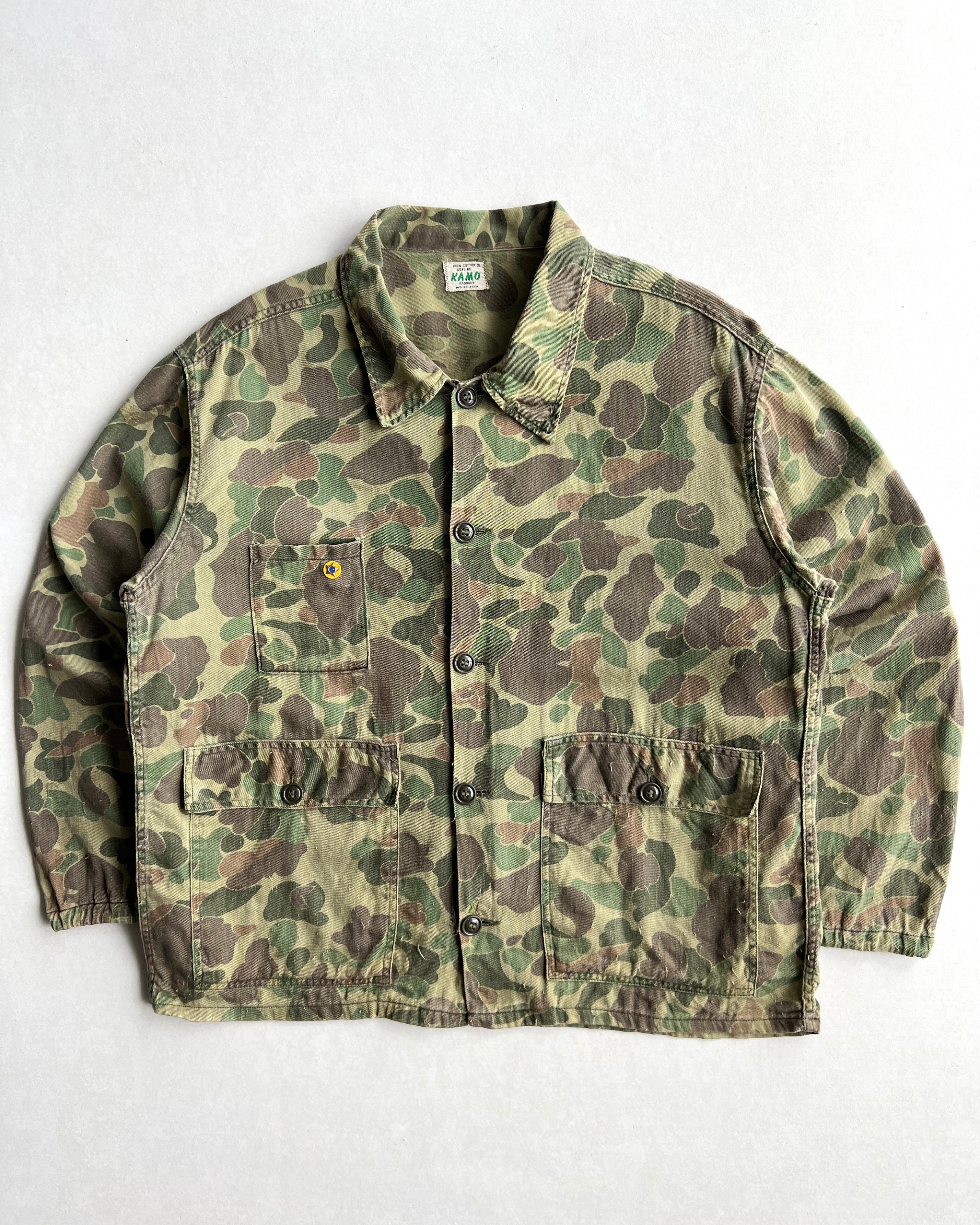 1950S KAMO DUCK FROGSKIN HUNTING JACKET (XL)