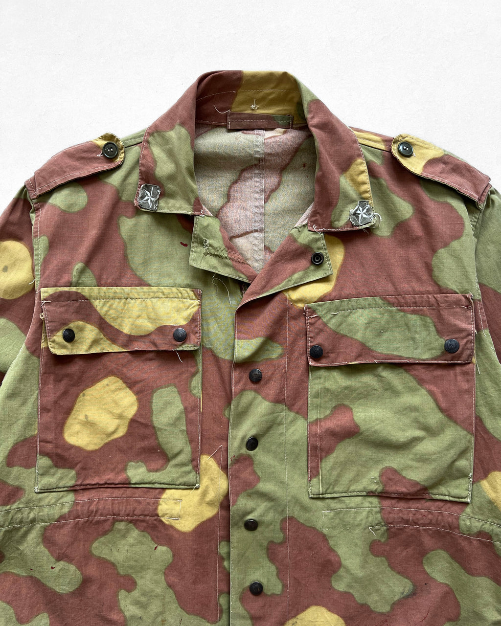 1960S ITALIAN ARMY SAN MARCO CAMOUFLAGE JACKET (L)