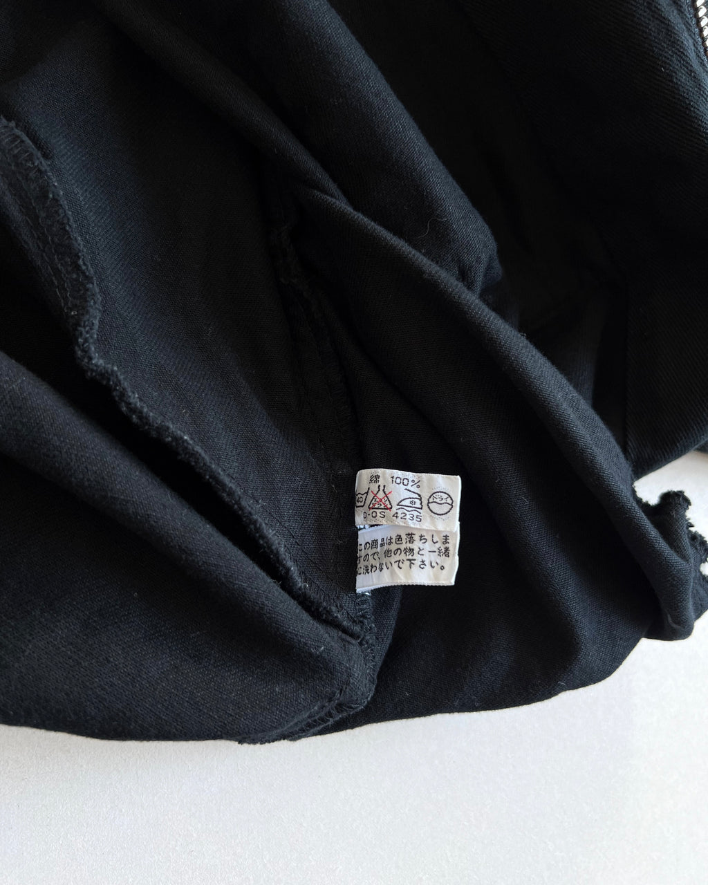1980S BLACK KATHARINE HAMNETT CARGO BOMBER (M)