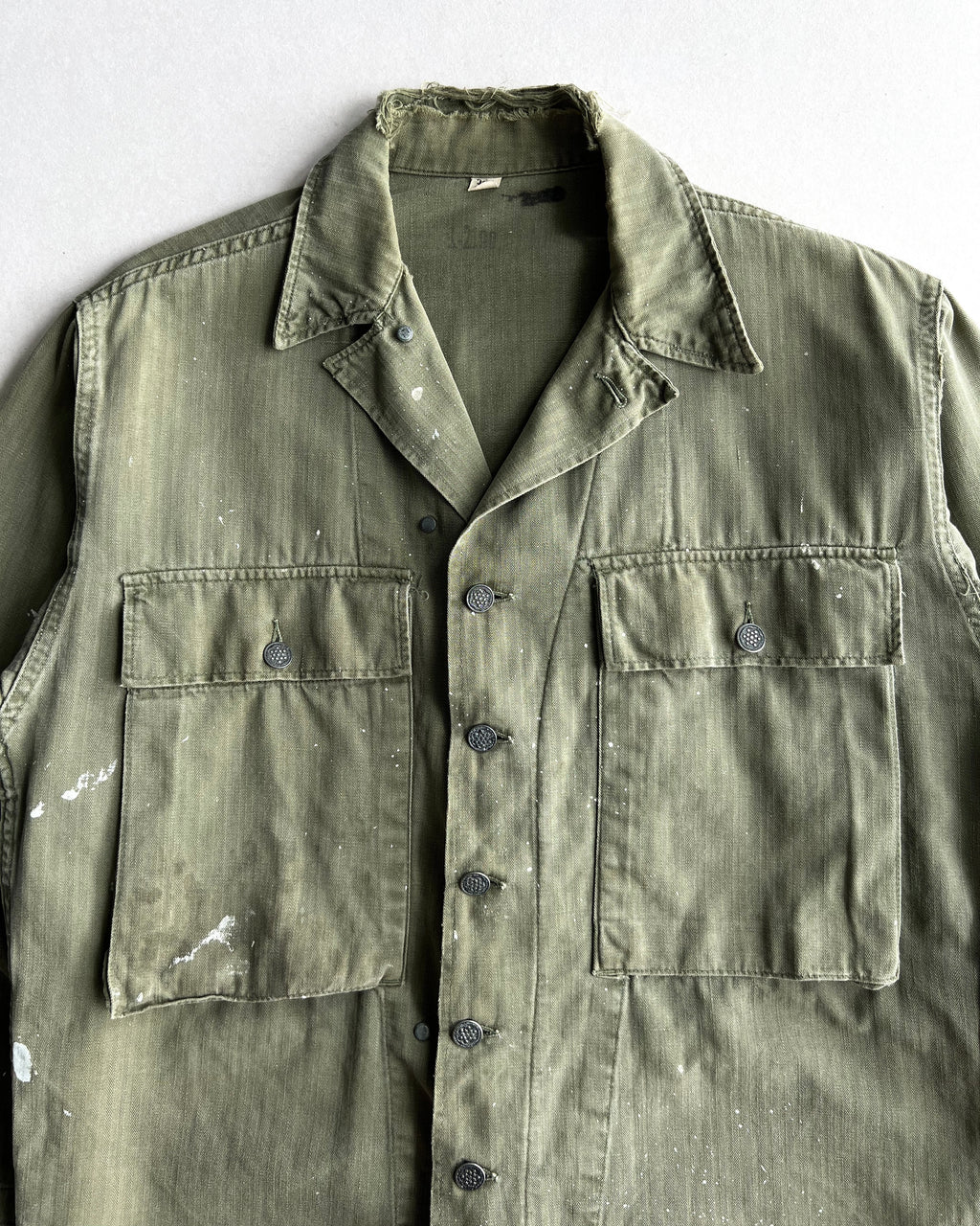 1940S WWII US ARMY HBT 13 STARS M43 JACKET (L)