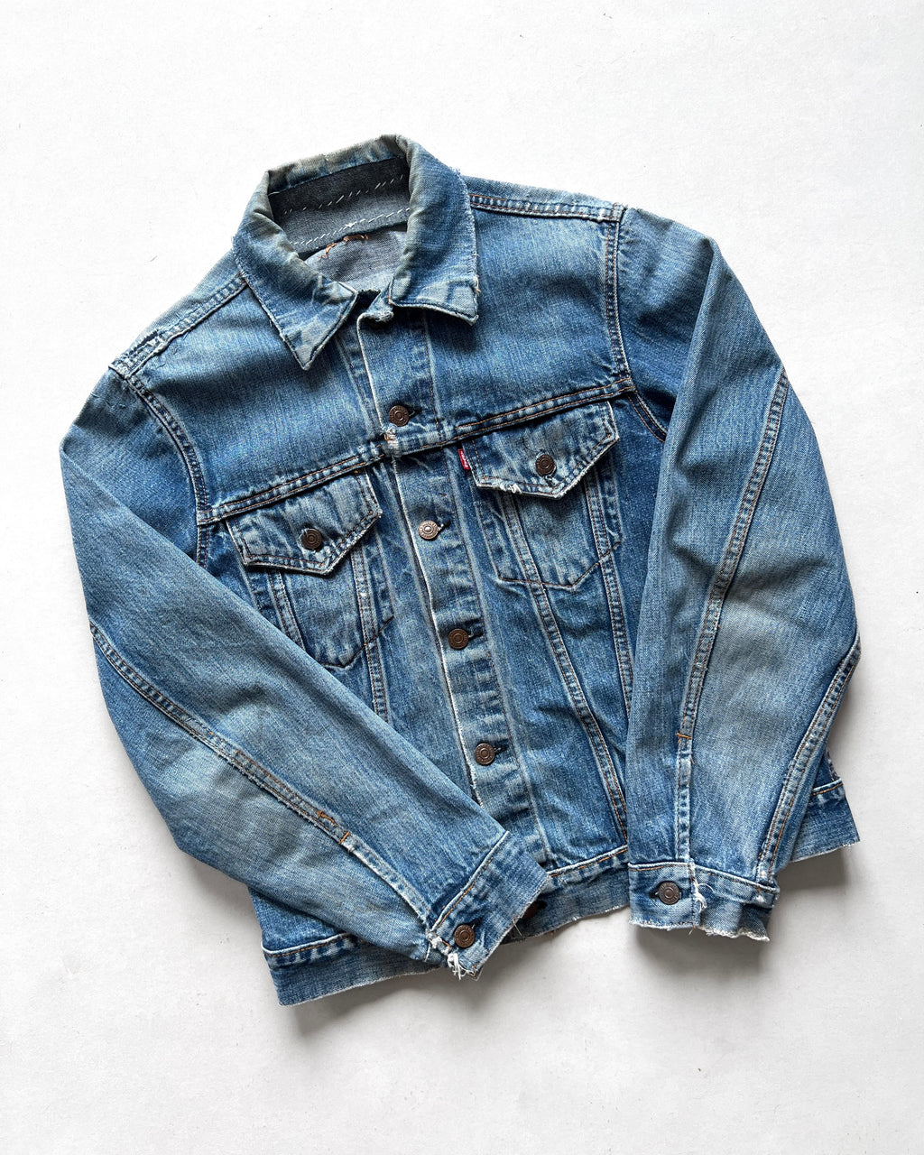 1970S LEVI'S BIG E 70505 TYPE III DENIM JACKET (M)