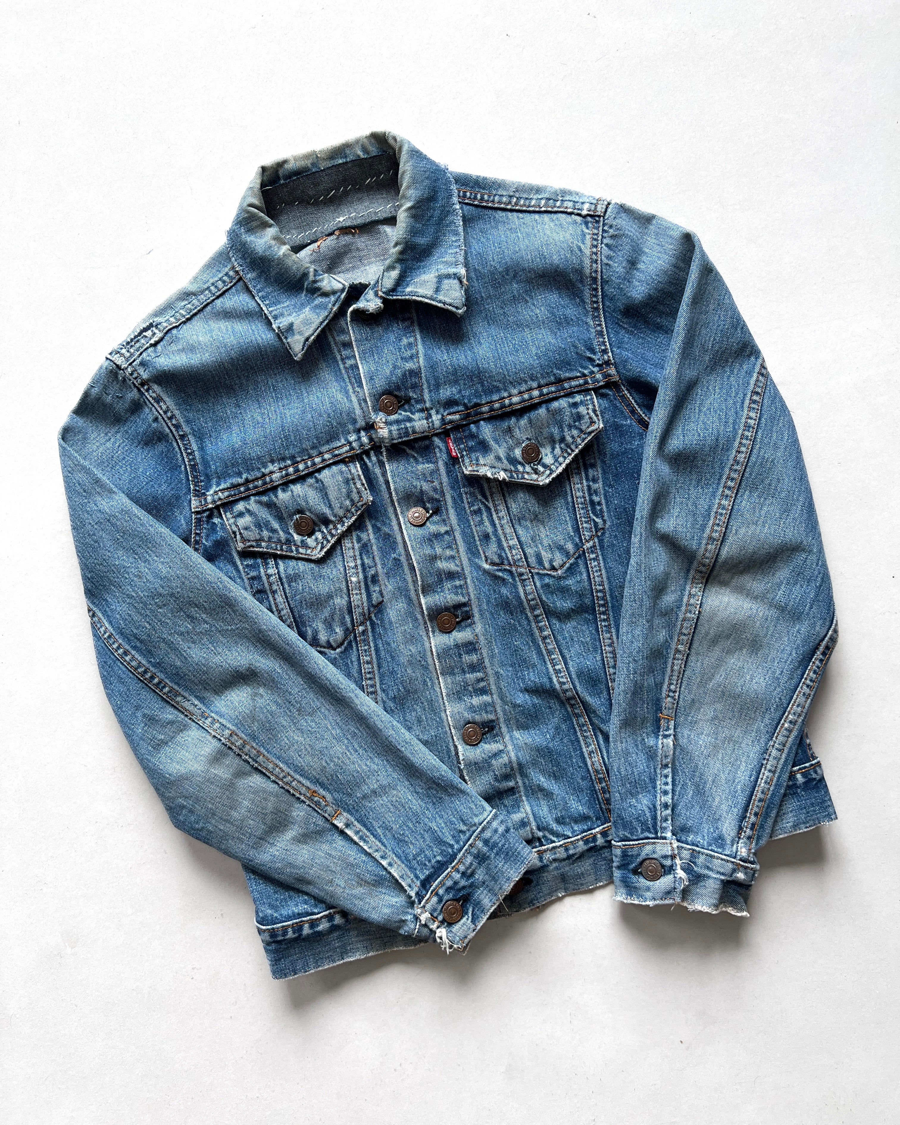 1970S LEVI'S BIG E 70505 TYPE III DENIM JACKET (M)
