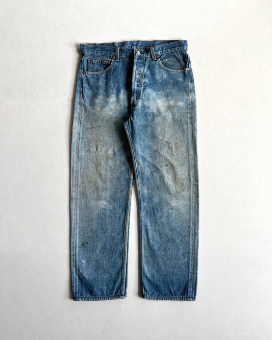 1990S FADED LEVI'S 501 JEANS (34)