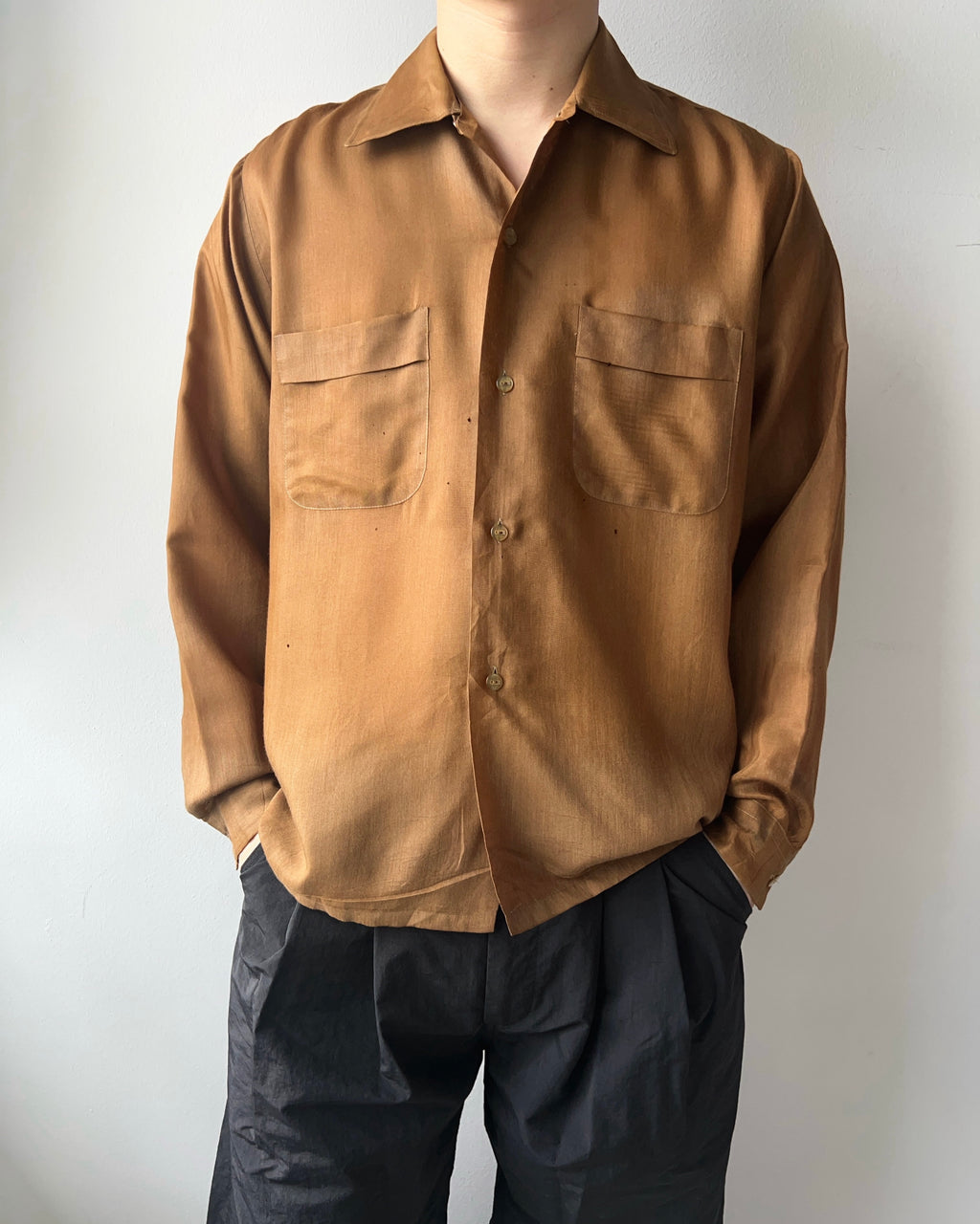 1950S EVER-PRESSED NATIONAL ROCKABILLY SHIRT (M)