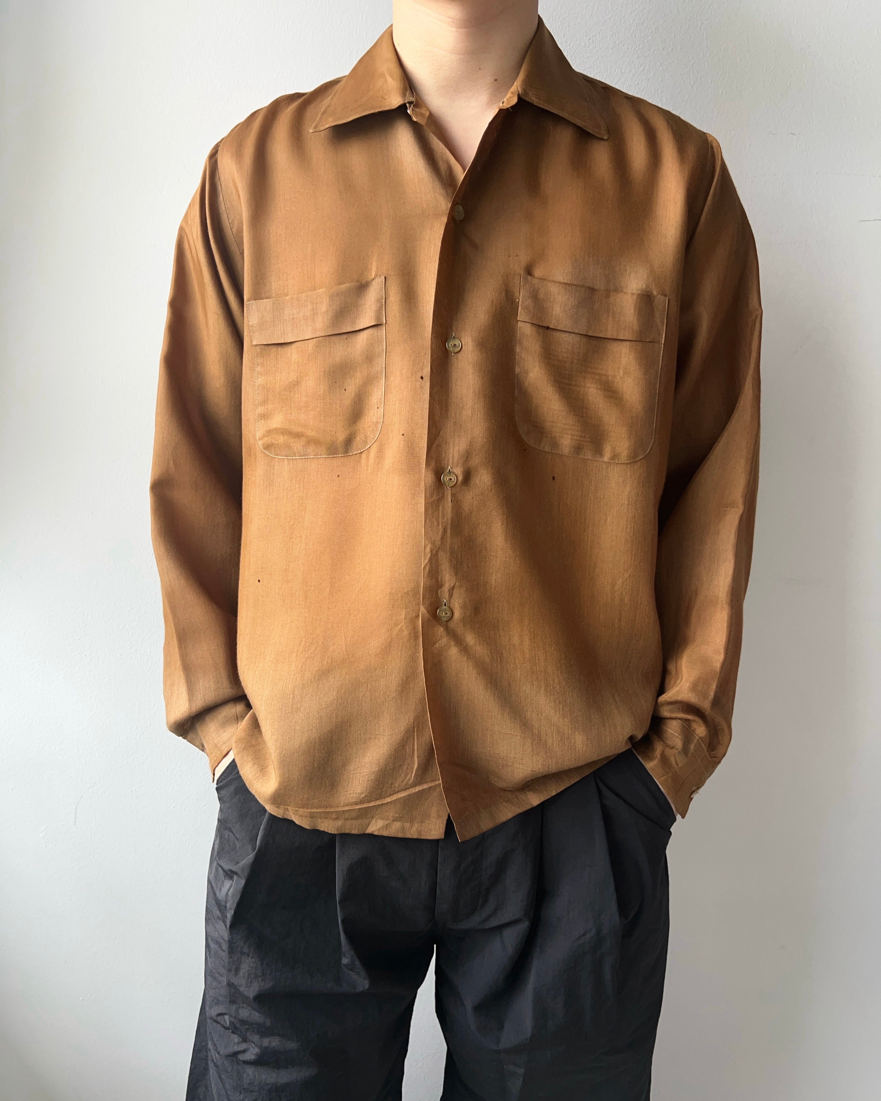 1950S EVER-PRESSED NATIONAL ROCKABILLY SHIRT (M)