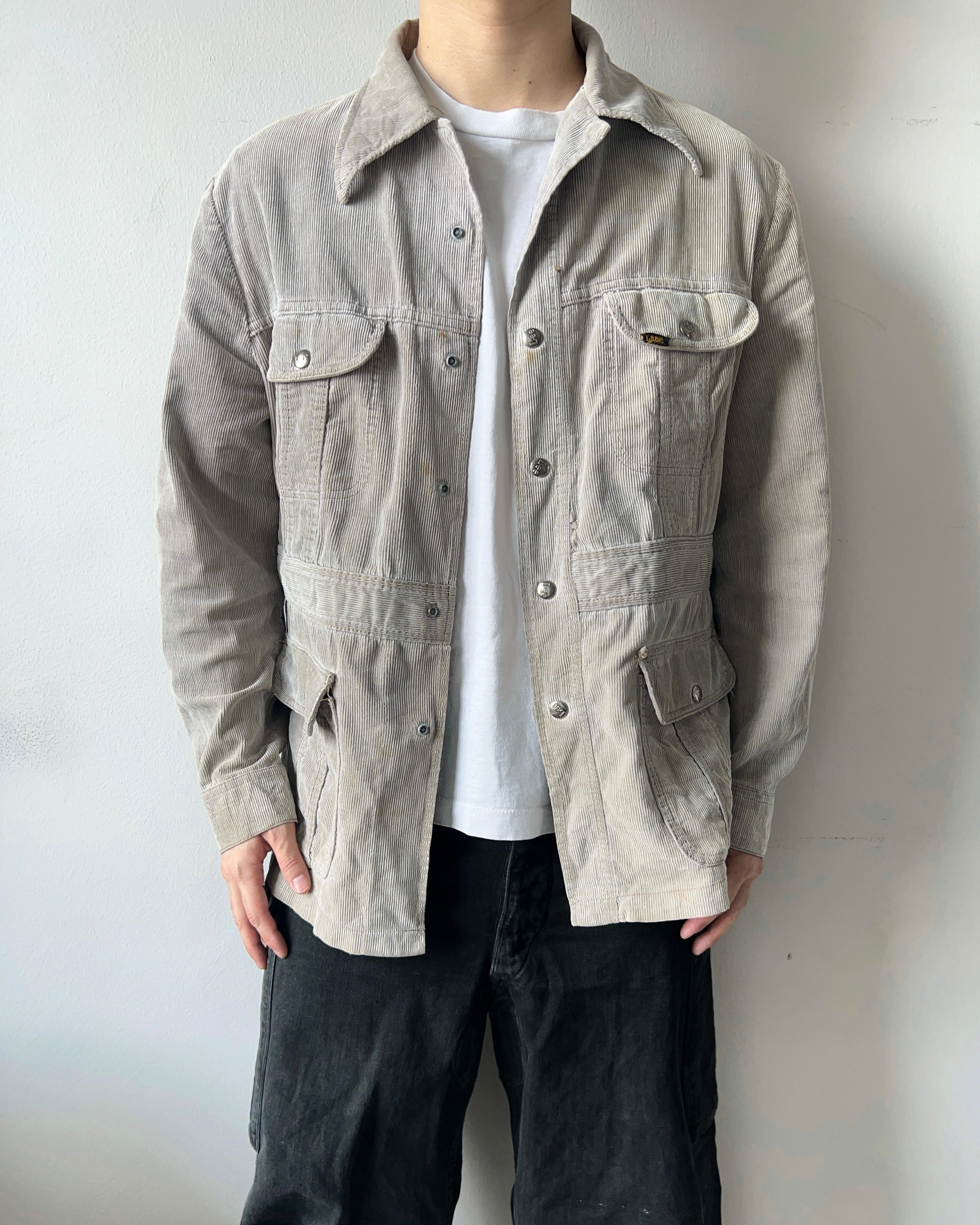 1970S CORDUROY LEE WESTERN JACKET (L)