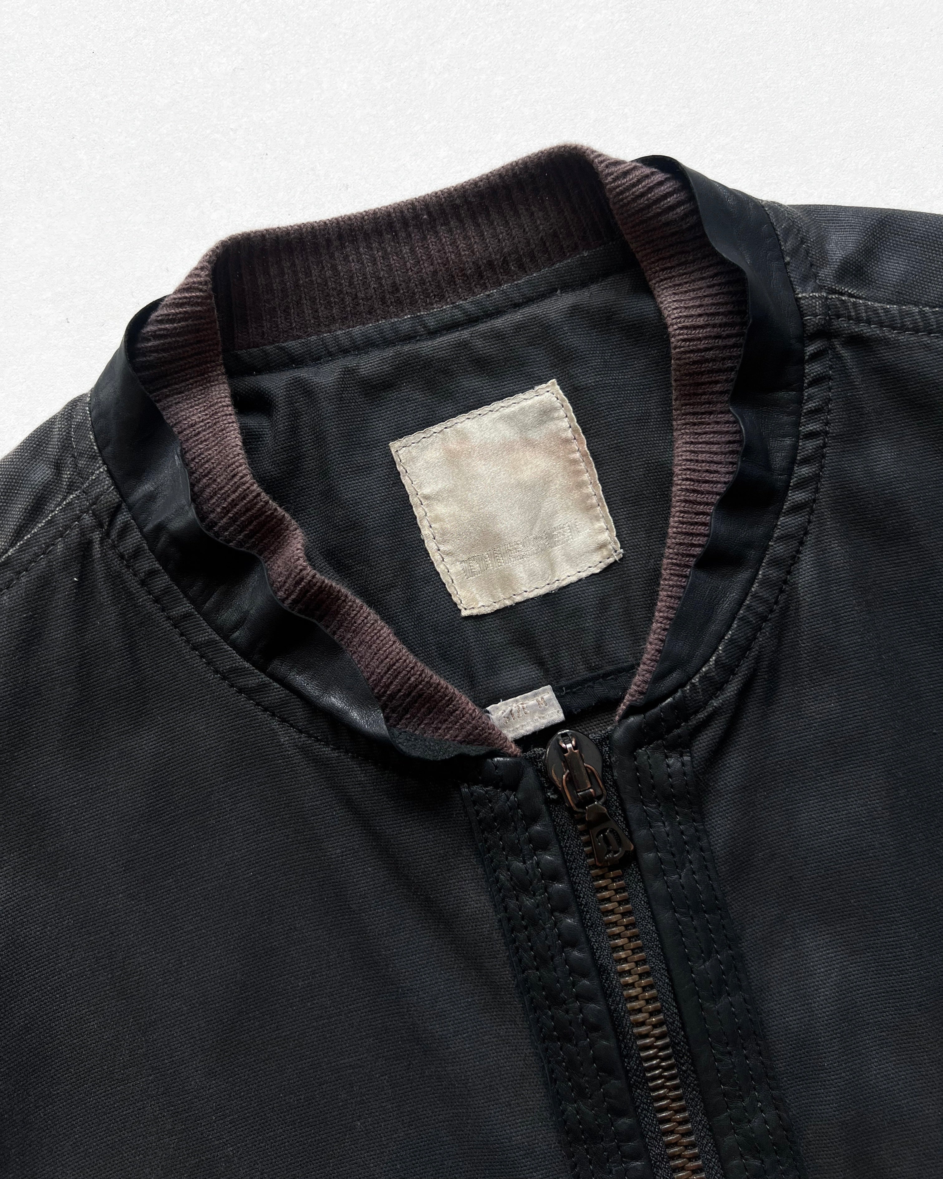 2000S DIESEL RESIN COATED BOMBER JACKET (M)