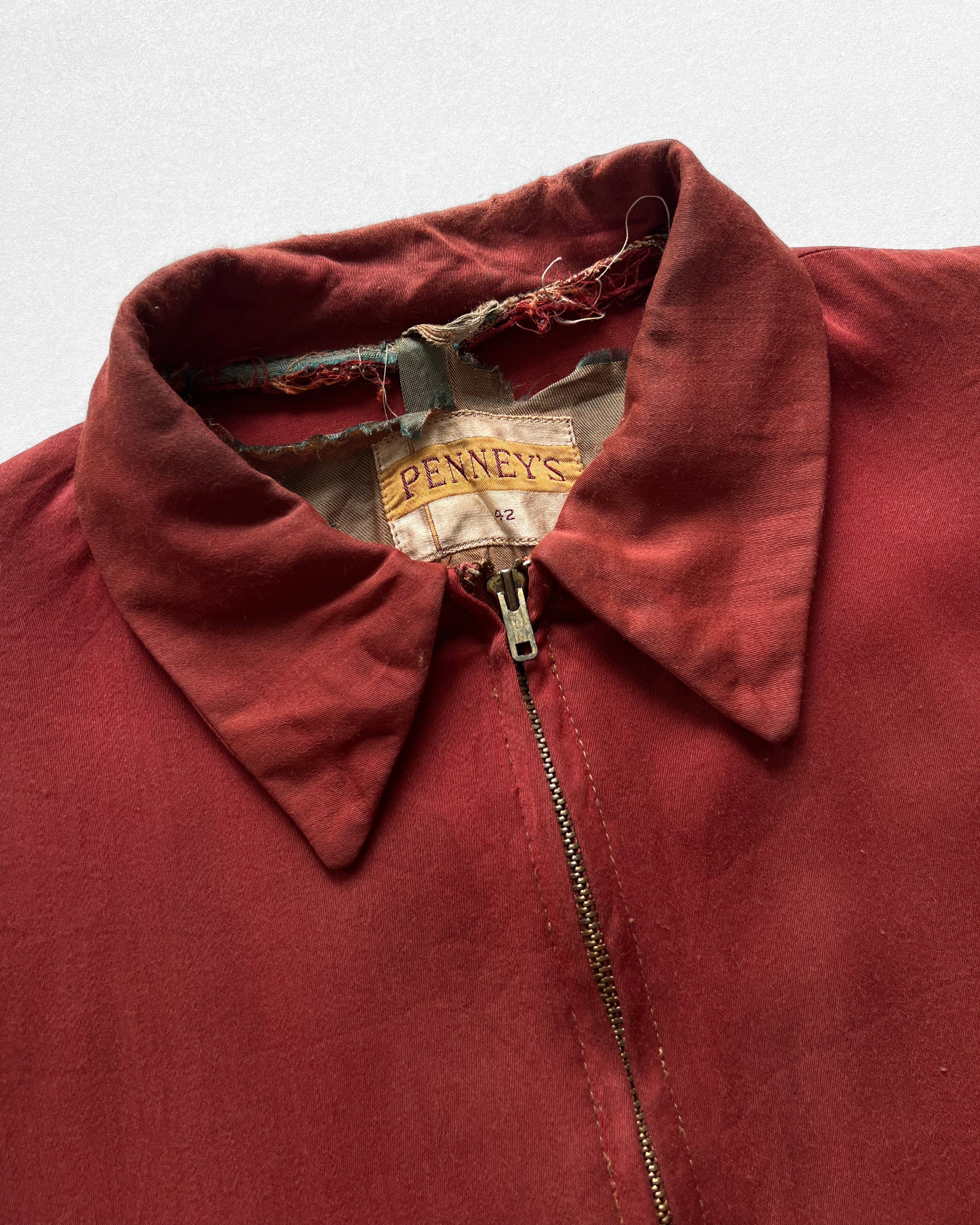 1950S PENNEY'S GABARDINE RICKY JACKET (L)