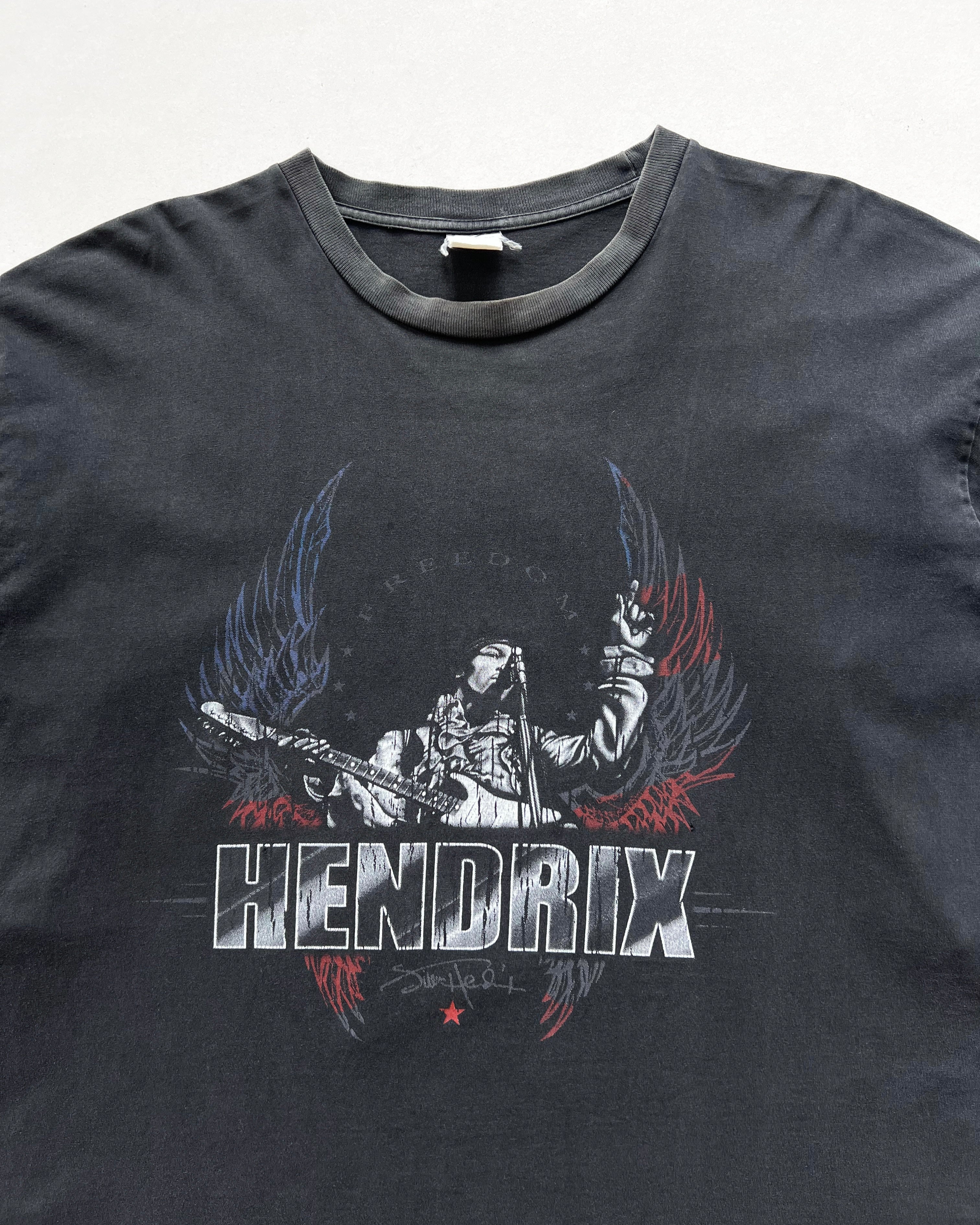 2000S FADED JIMMI HENDRIX LONGSLEEVE BOOTLEG TEE (L)