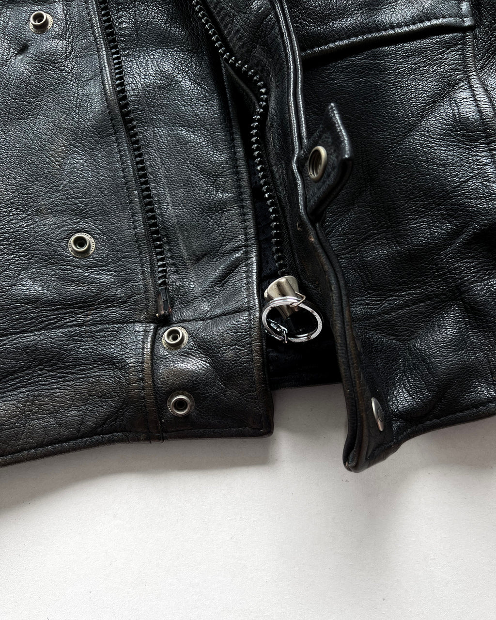 1980S SEGURA MILITARY MOTORCYCLE LEATHER JACKET (ML)