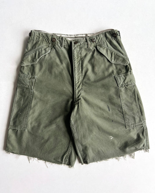 1950S US ARMY M-51 FIELD CUT-OFF SHORTS (28-34)