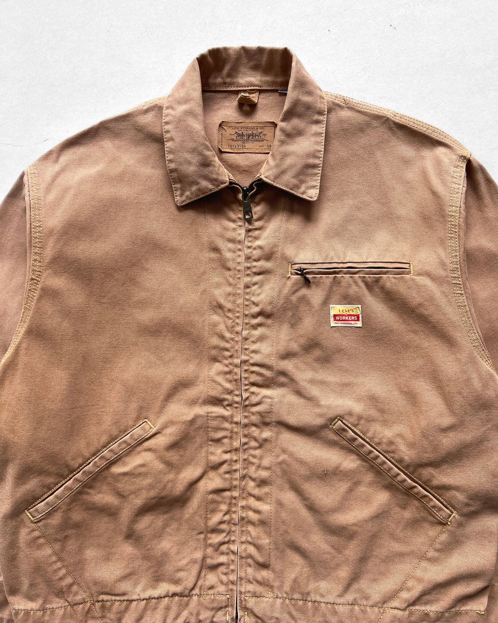 1990S LEVI'S WORKERS WORK JACKET (L)