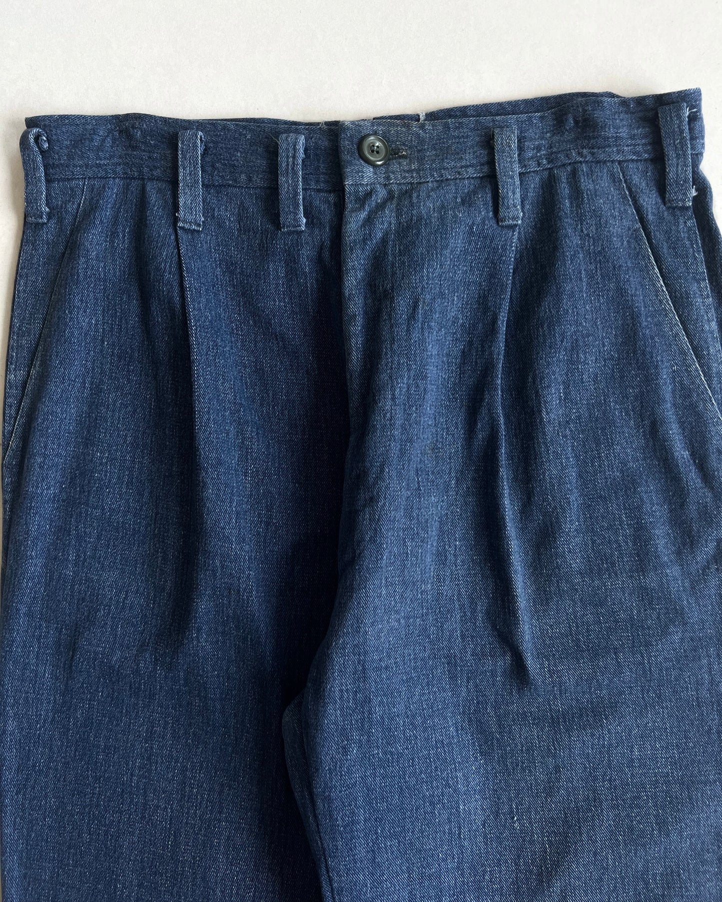 1970S DENIM WORK FLARE PANTS (32)