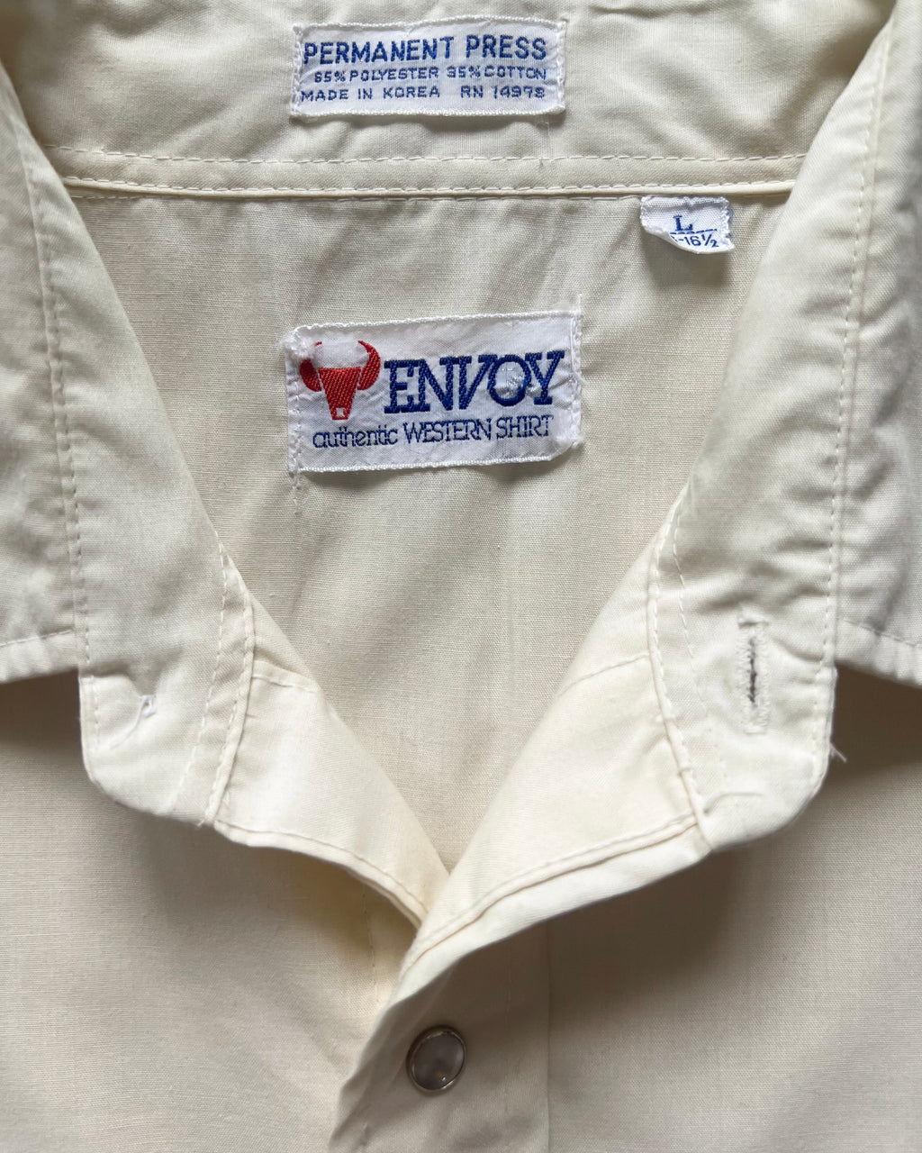 1980S COWBOY WESTERN SHIRT (L)