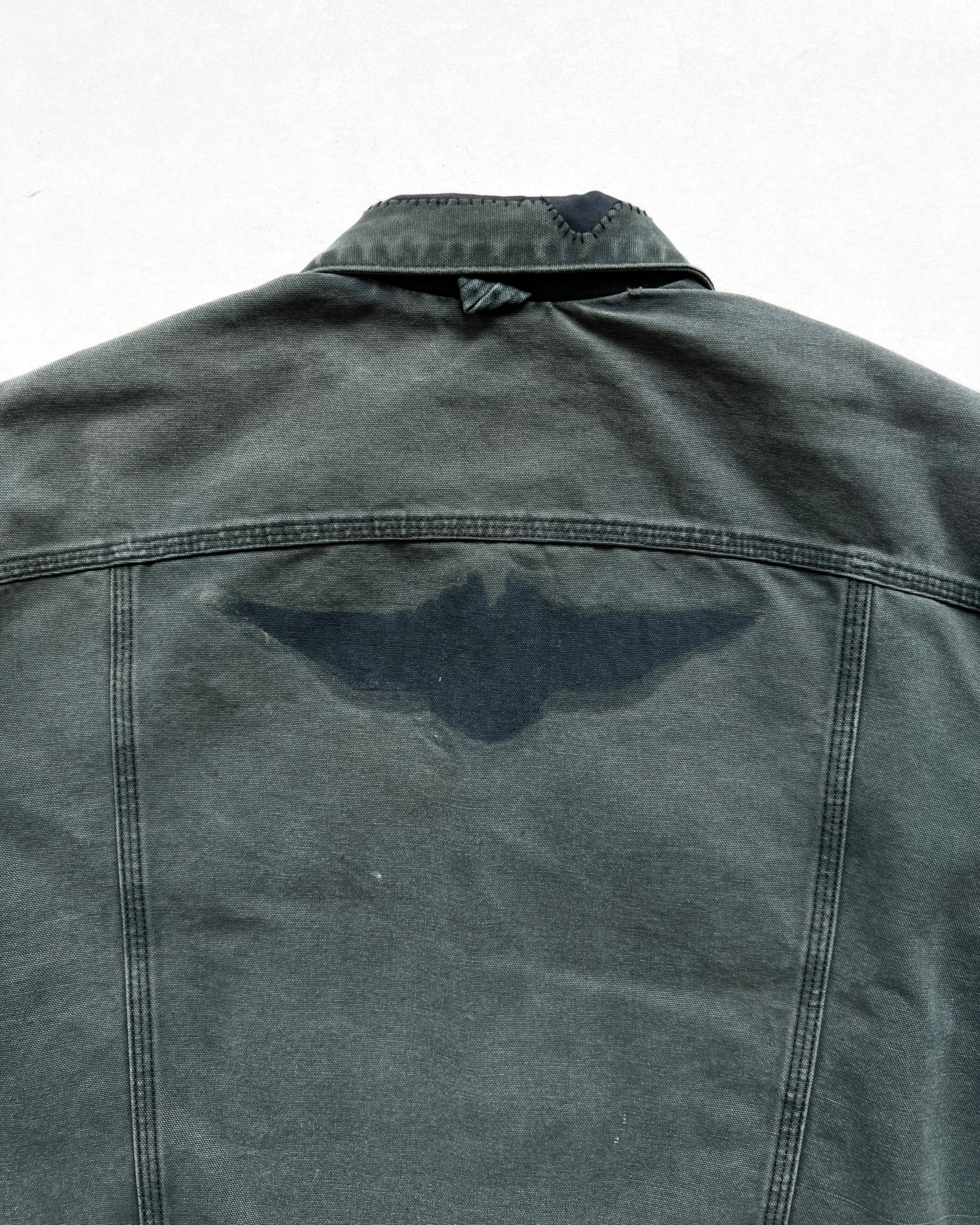 1990S FADED CARHARTT TRUCKER JACKET (L)