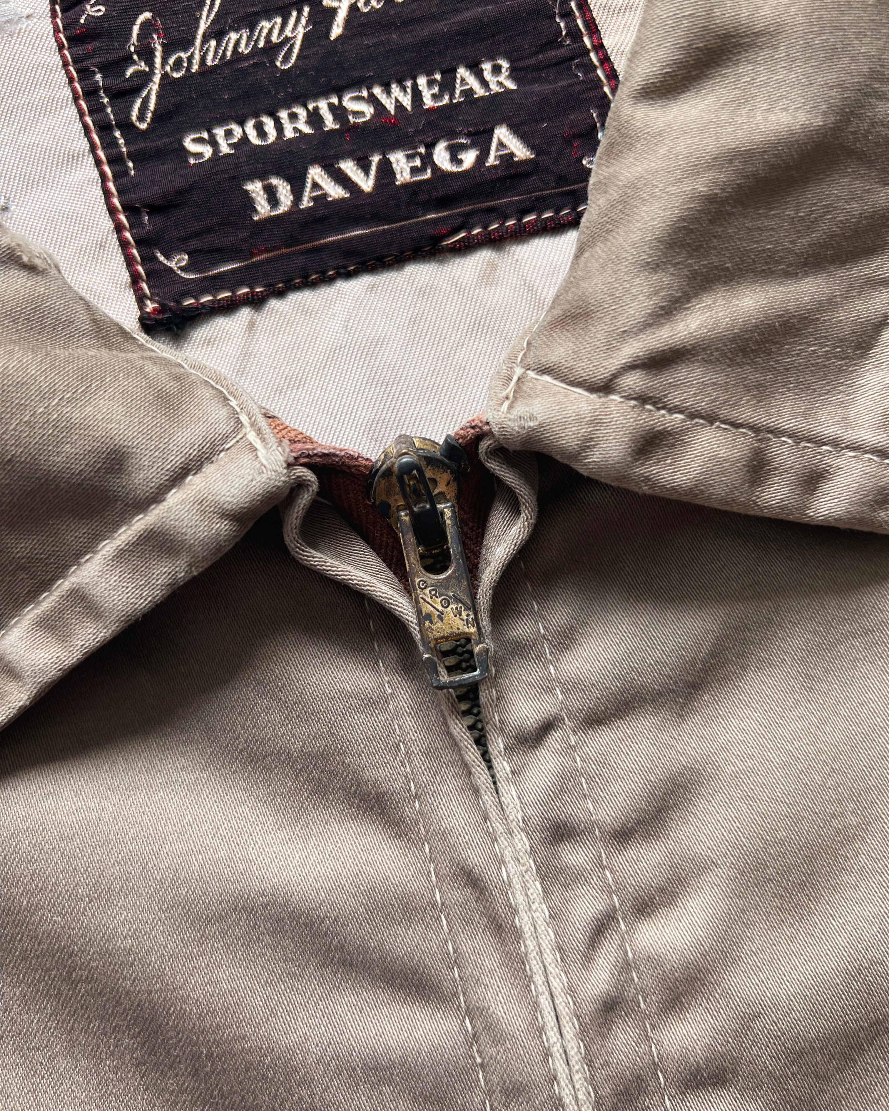 1950S JOHNNY FARRELL SPORTSWEAR DAVEGA JACKET (L)