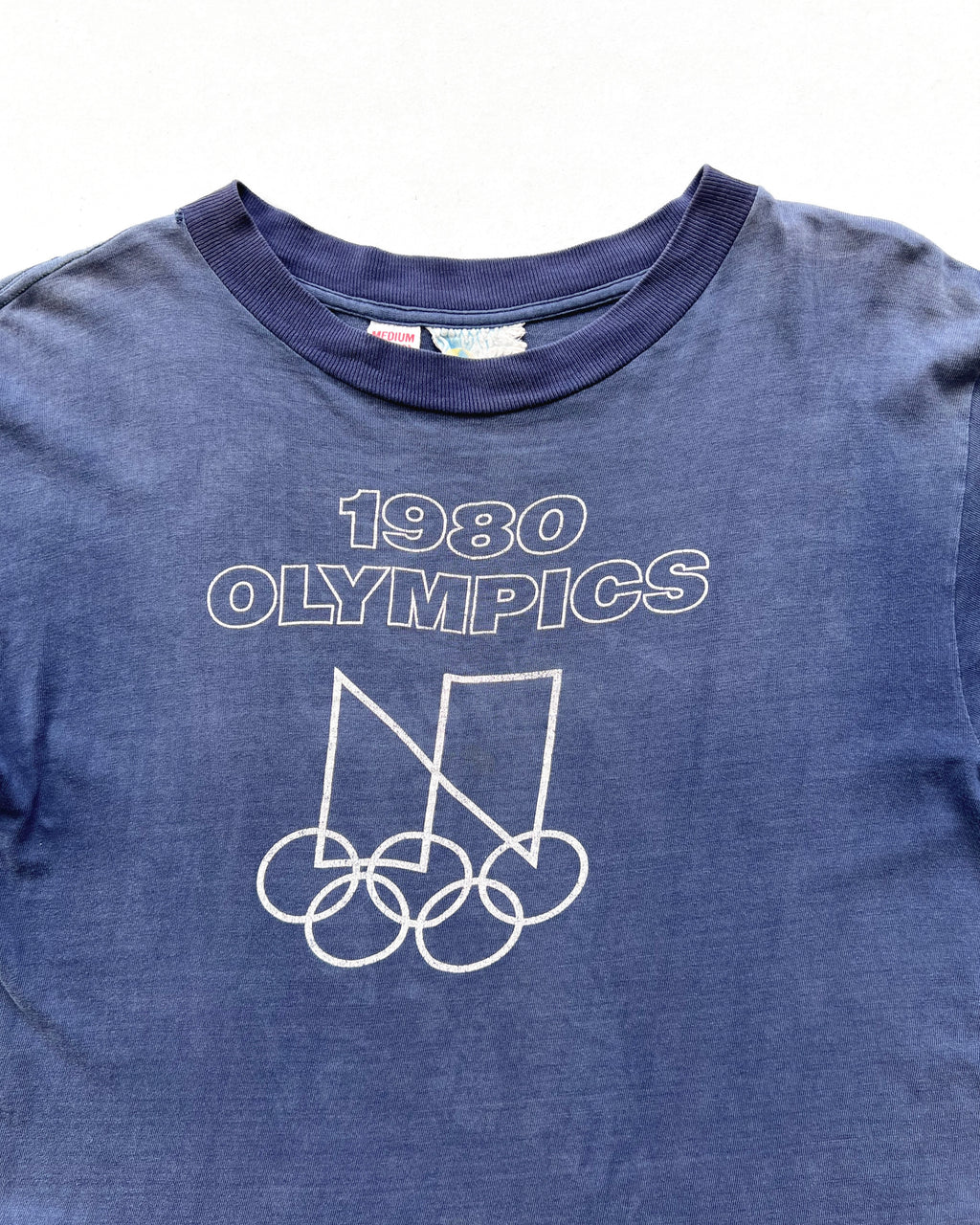 1980S OLYMPIC MOCKBA SINGLE STITCH TEE (M)