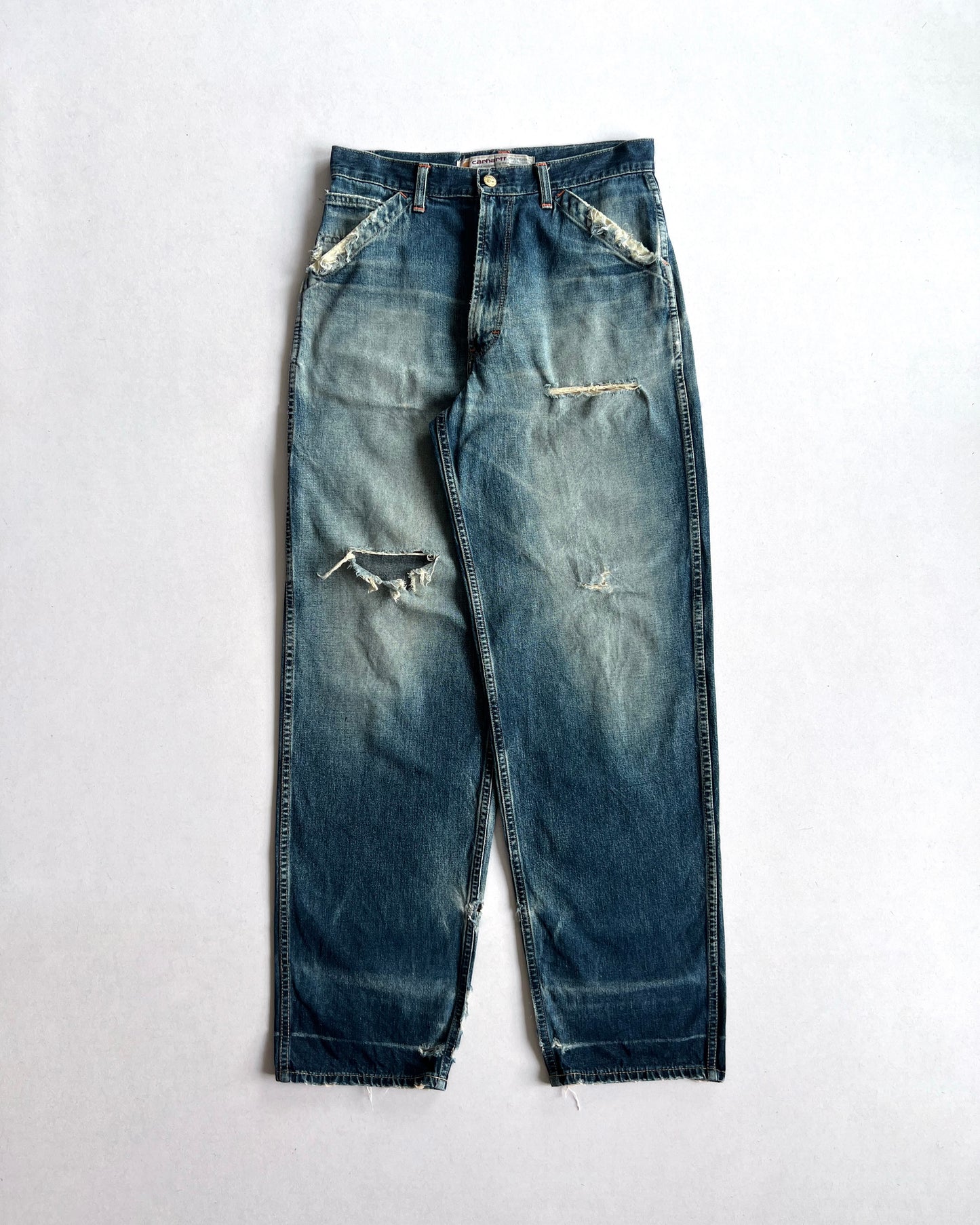 1980S CARHARTT 100TH ANNIVERSARY CARPENTER JEANS (31)