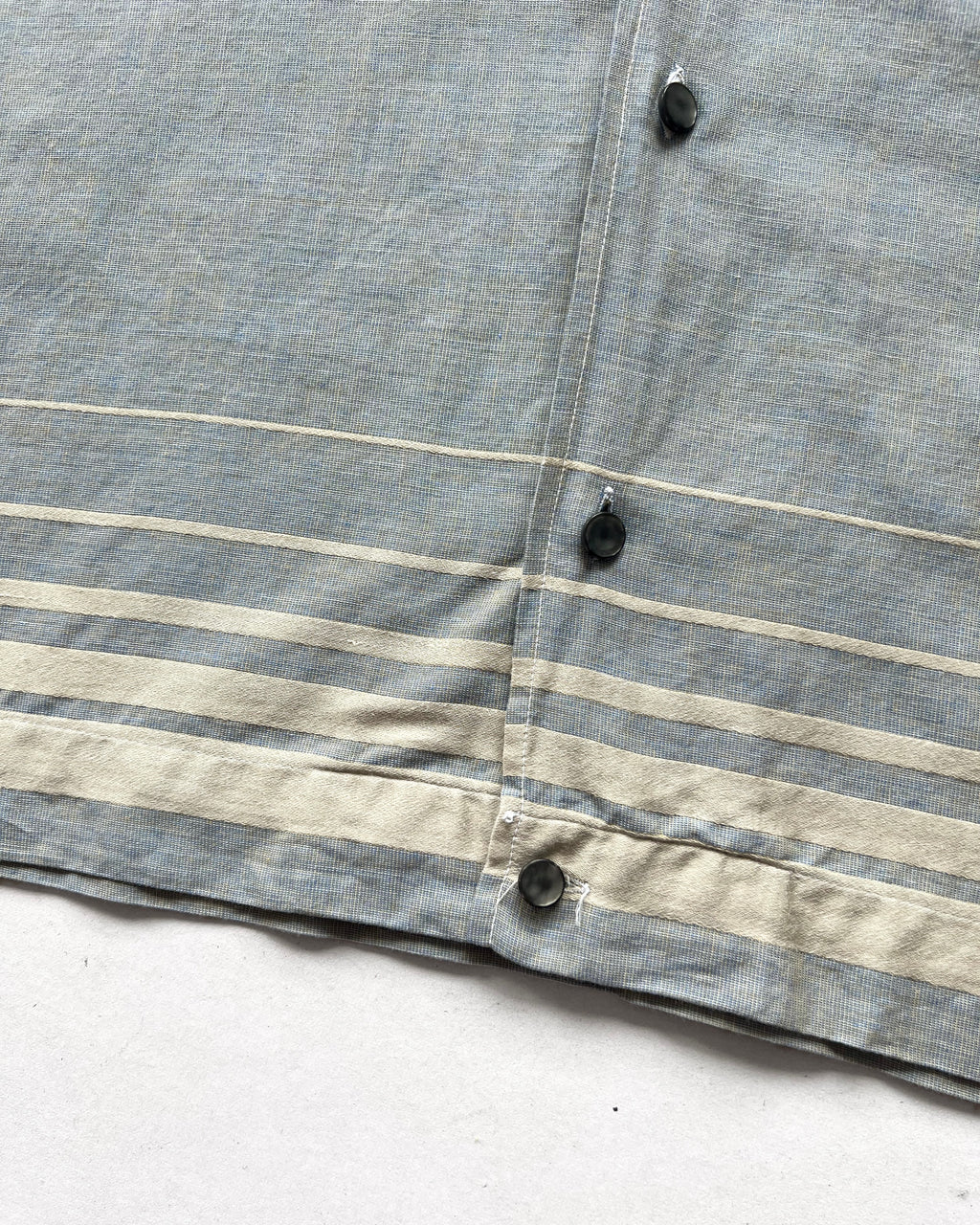 1950S TRUVAL SINGLE POCKET ROCKABILLY SHIRT (L)