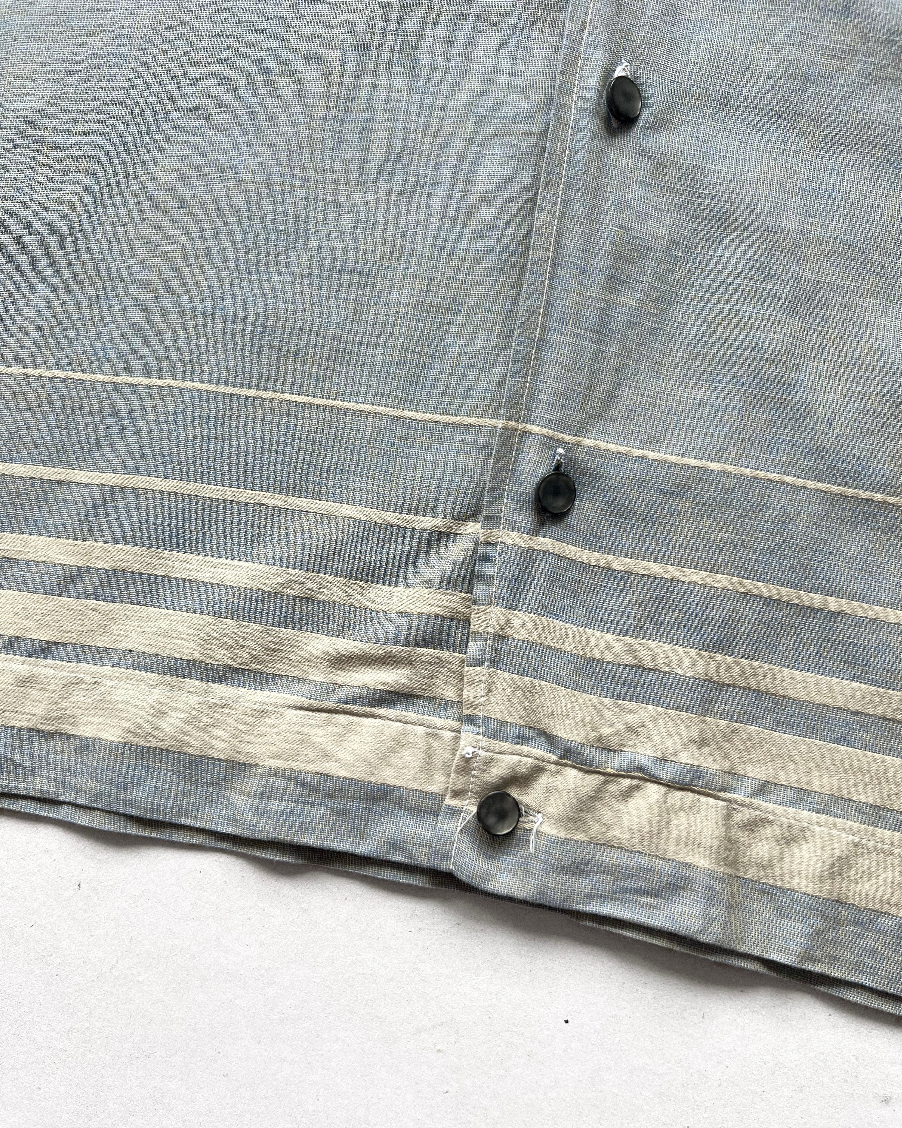 1950S TRUVAL SINGLE POCKET ROCKABILLY SHIRT (L)