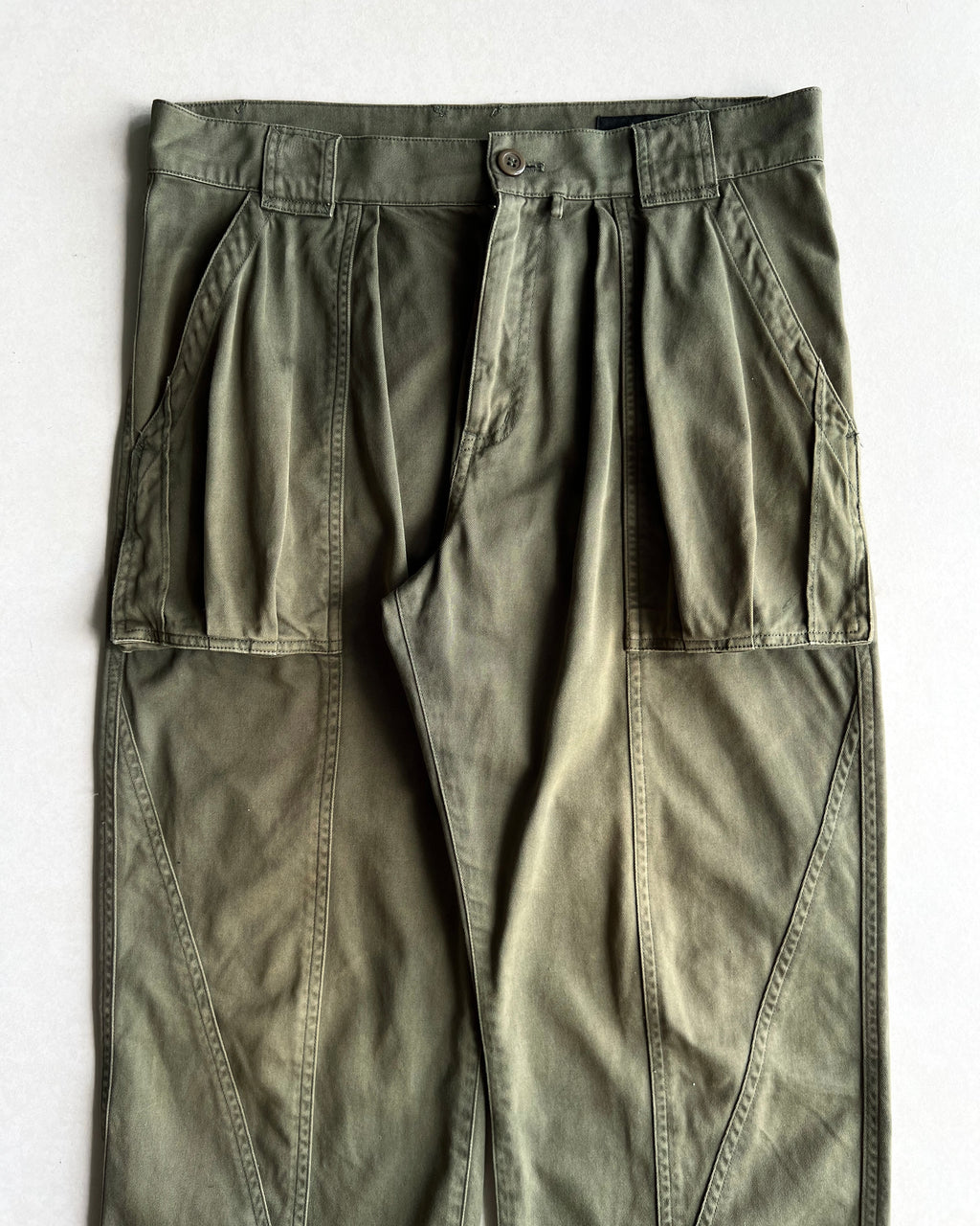 2000S FADED TSUMORI CHISATO 3D POCKET CARGO TROUSERS (34X30)