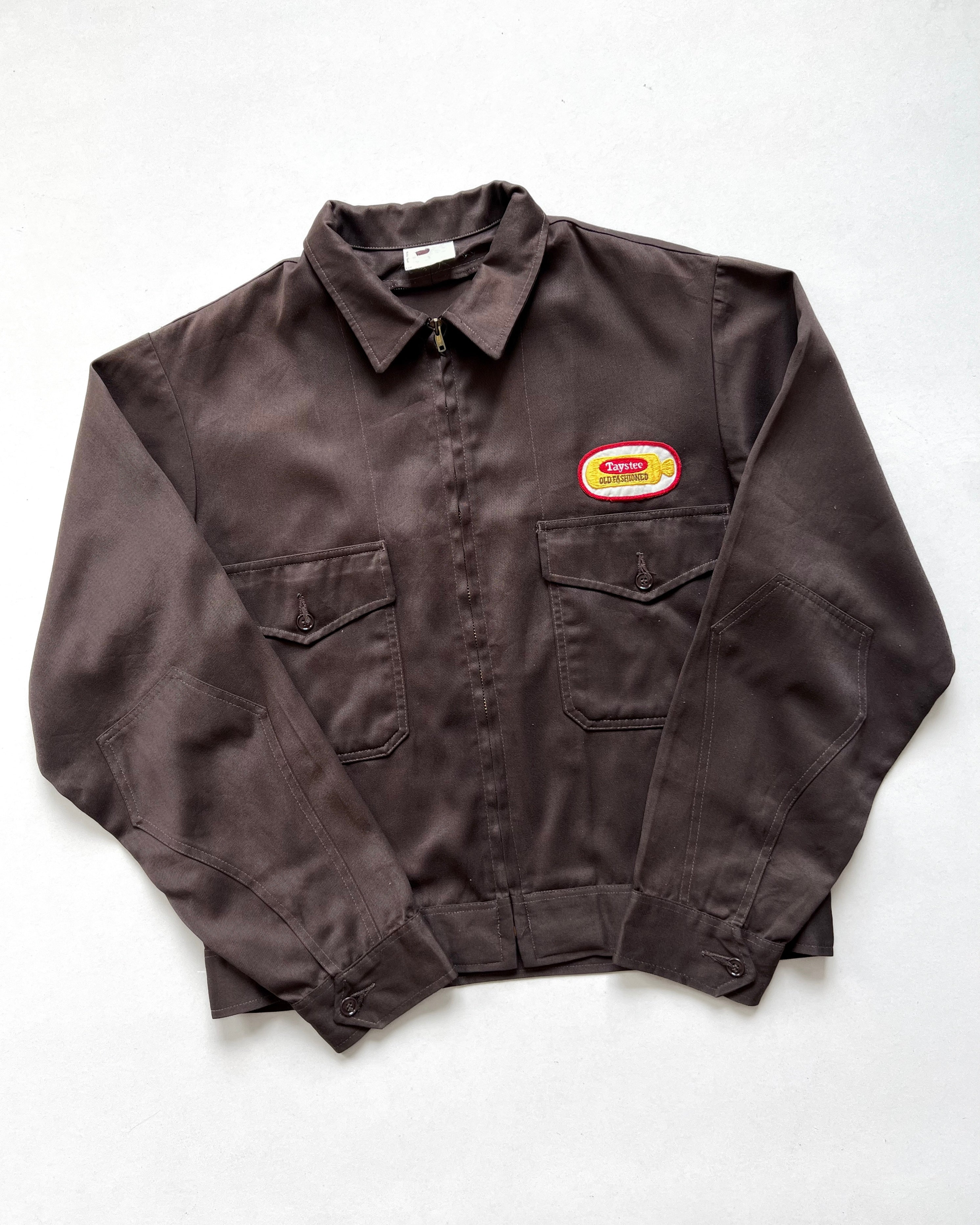 1960S MR.2PLY BROWN DOUBLE POCKET WORK JACKET (L)