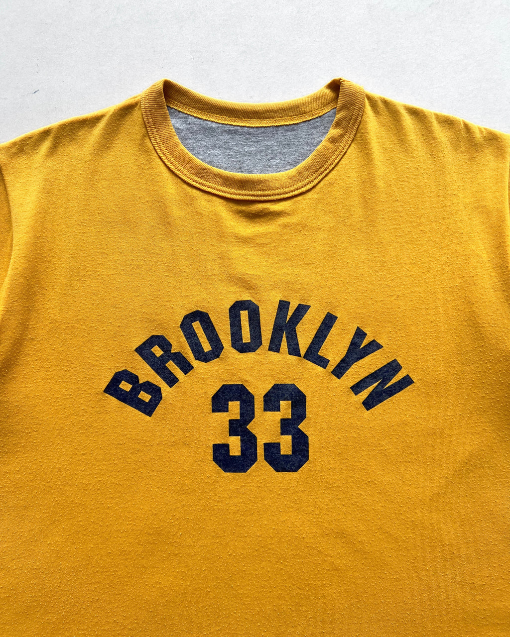 1980S 'BROOKLYN 33' REVERSIBLE TEE (L)