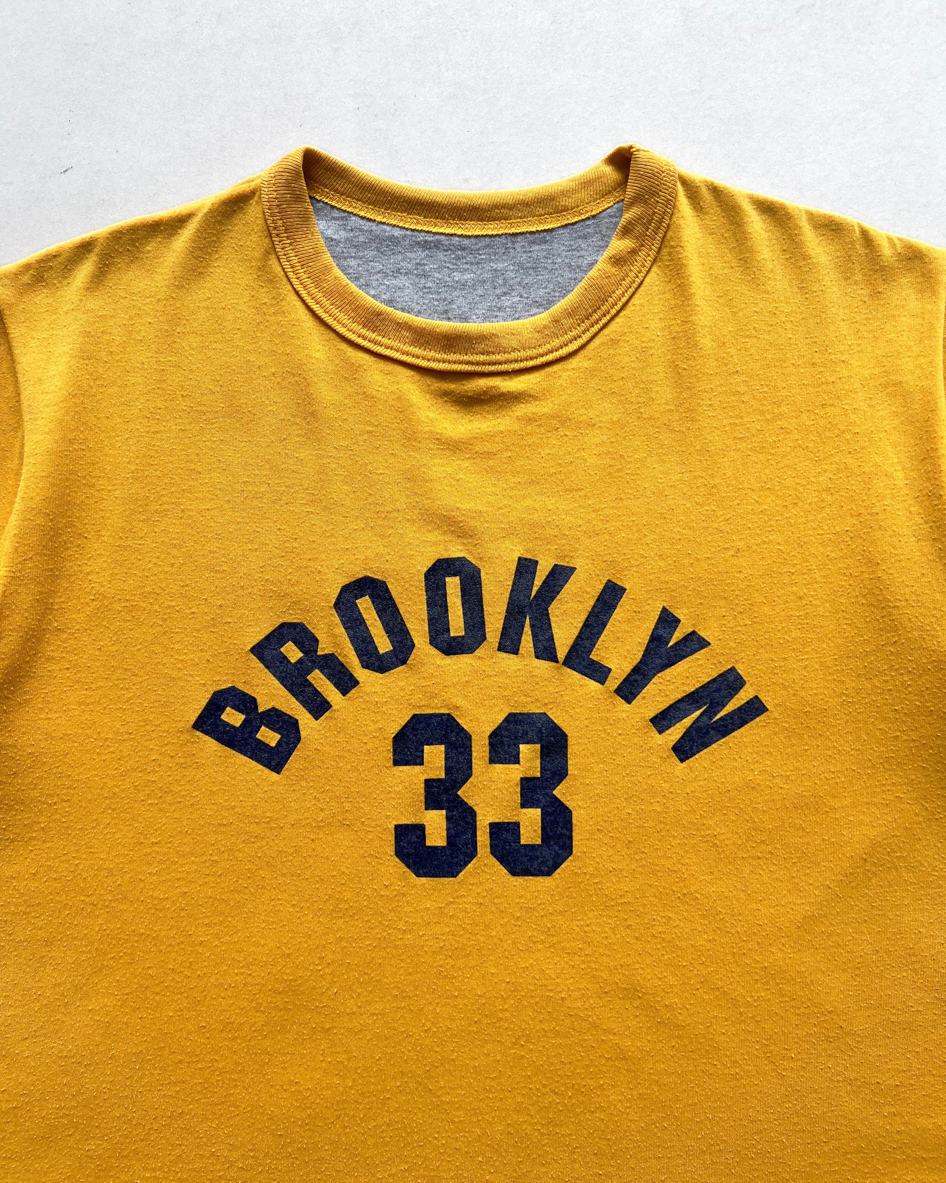 1980S 'BROOKLYN 33' REVERSIBLE TEE (L)