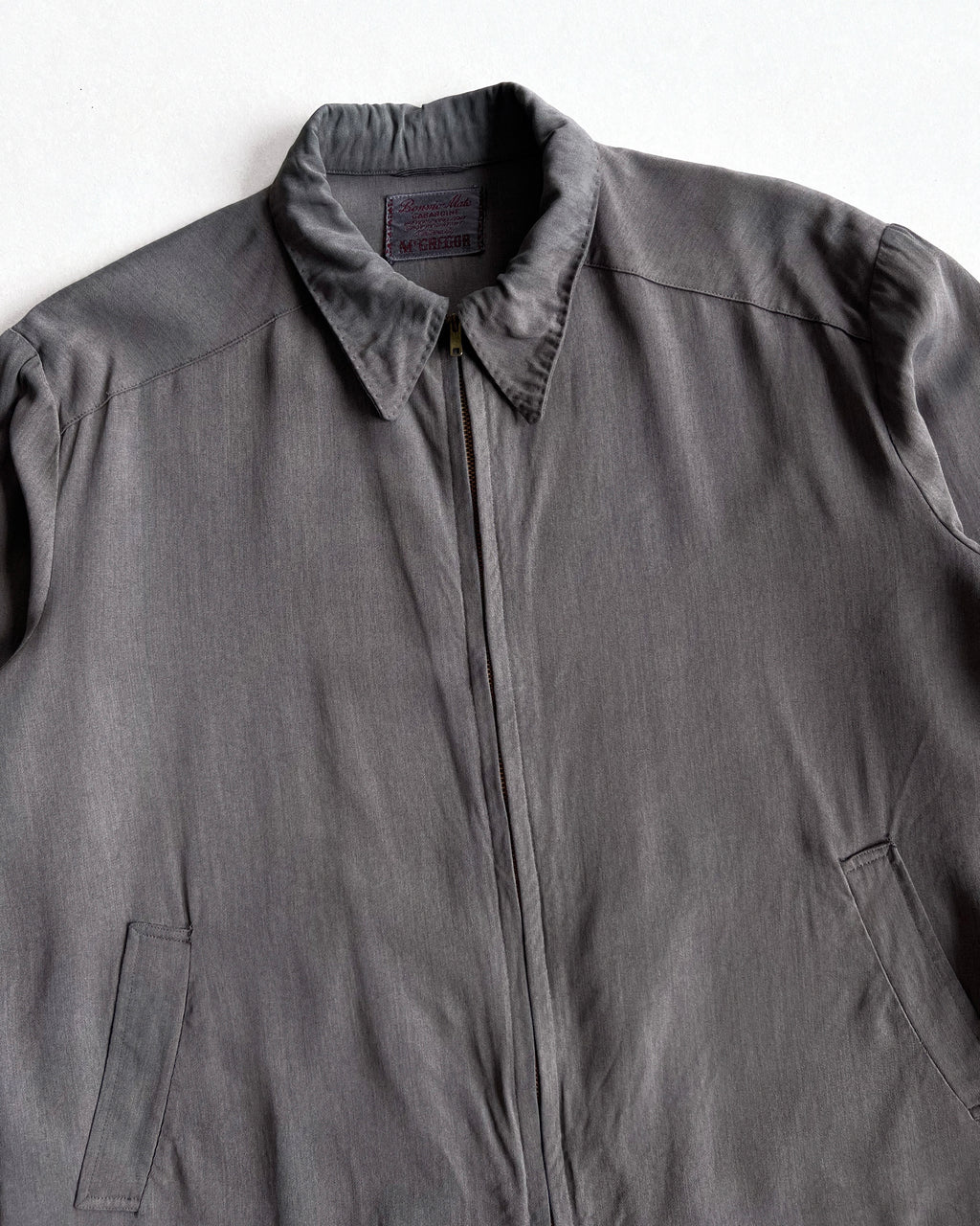 1950S OVERDYED MCGREGOR GABARDINE JACKET (L)