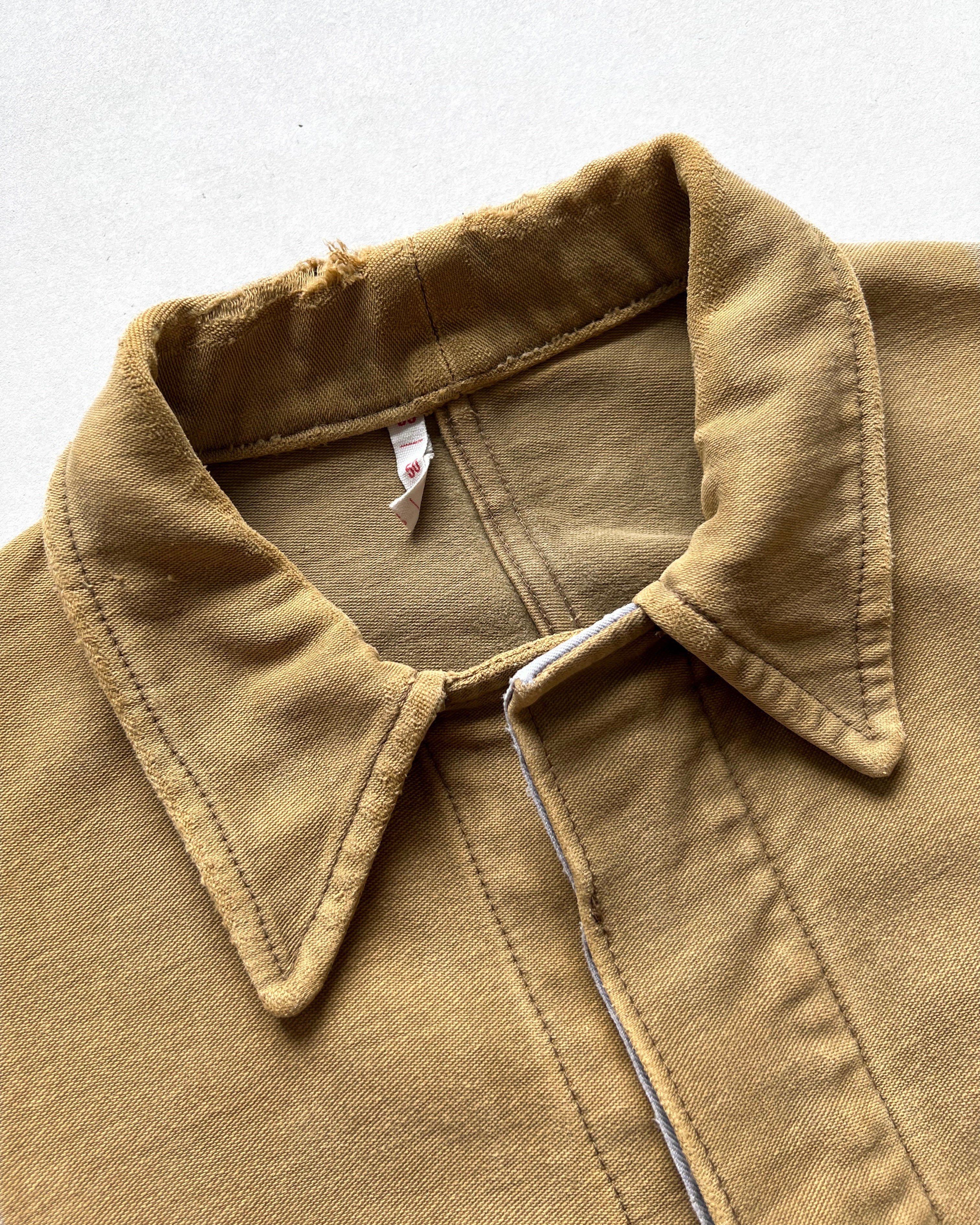 1960S GERMAN MOLESKIN WORK JACKET (M)