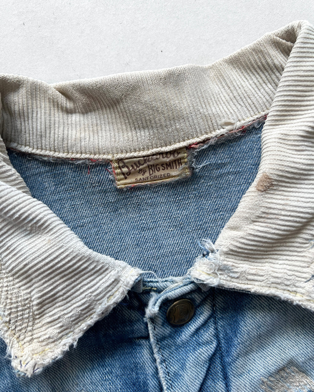 1950S FADED BUCKAROO BY BIG SMITH DENIM JACKET (L)