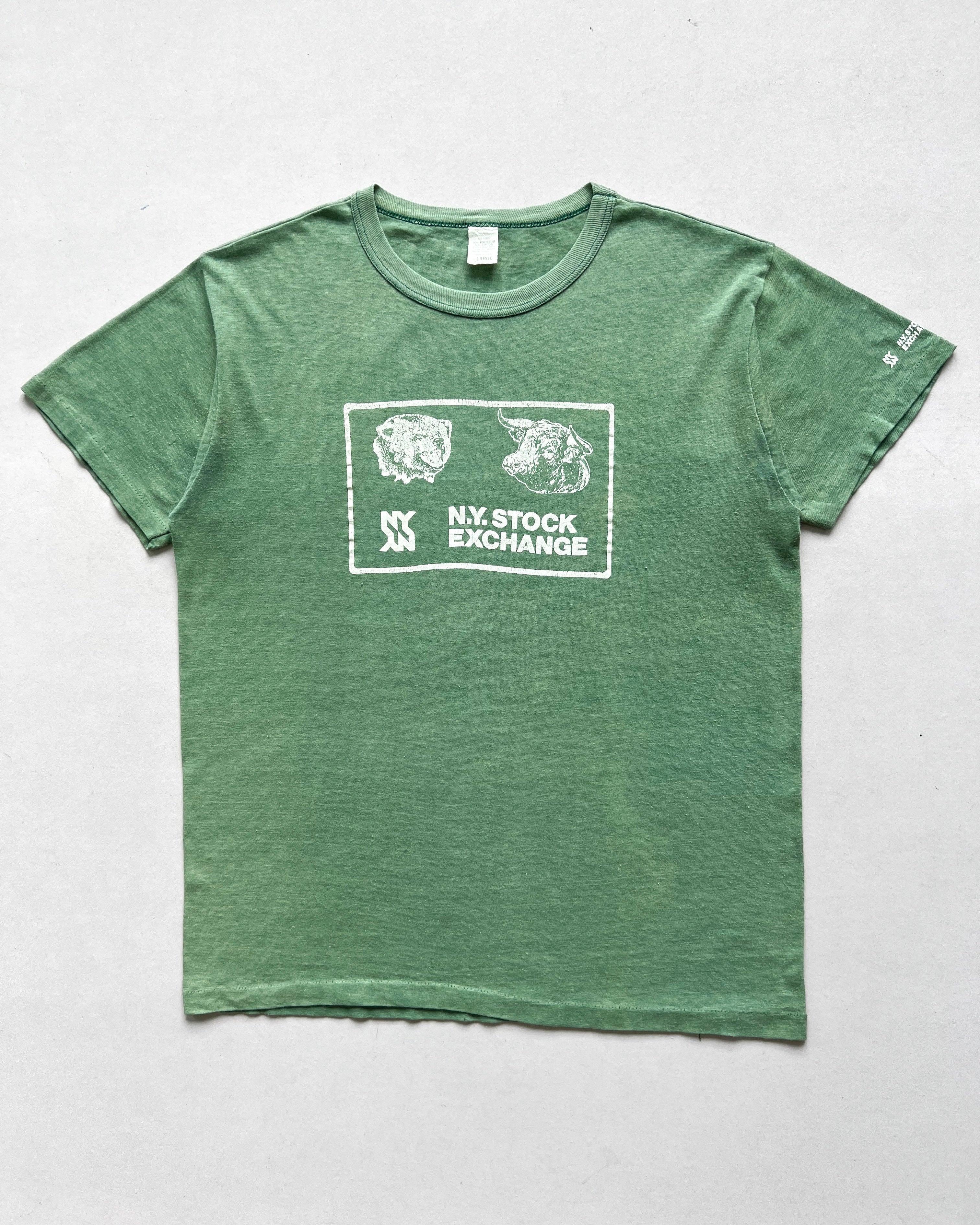 1970S 'N.Y. STOCK EXCHANGE' SINGLE STITCH TEE (L)