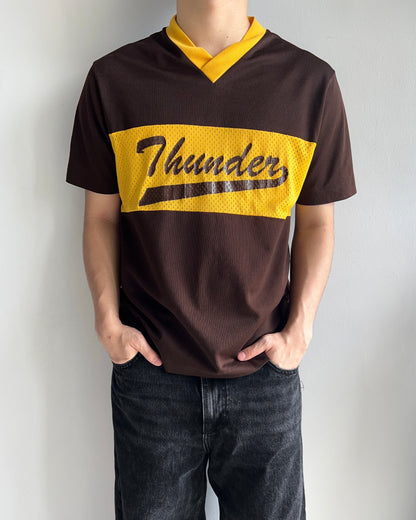 1960S 'THUNDER' AMERICAN SPORTS JERSEY TEE (M)