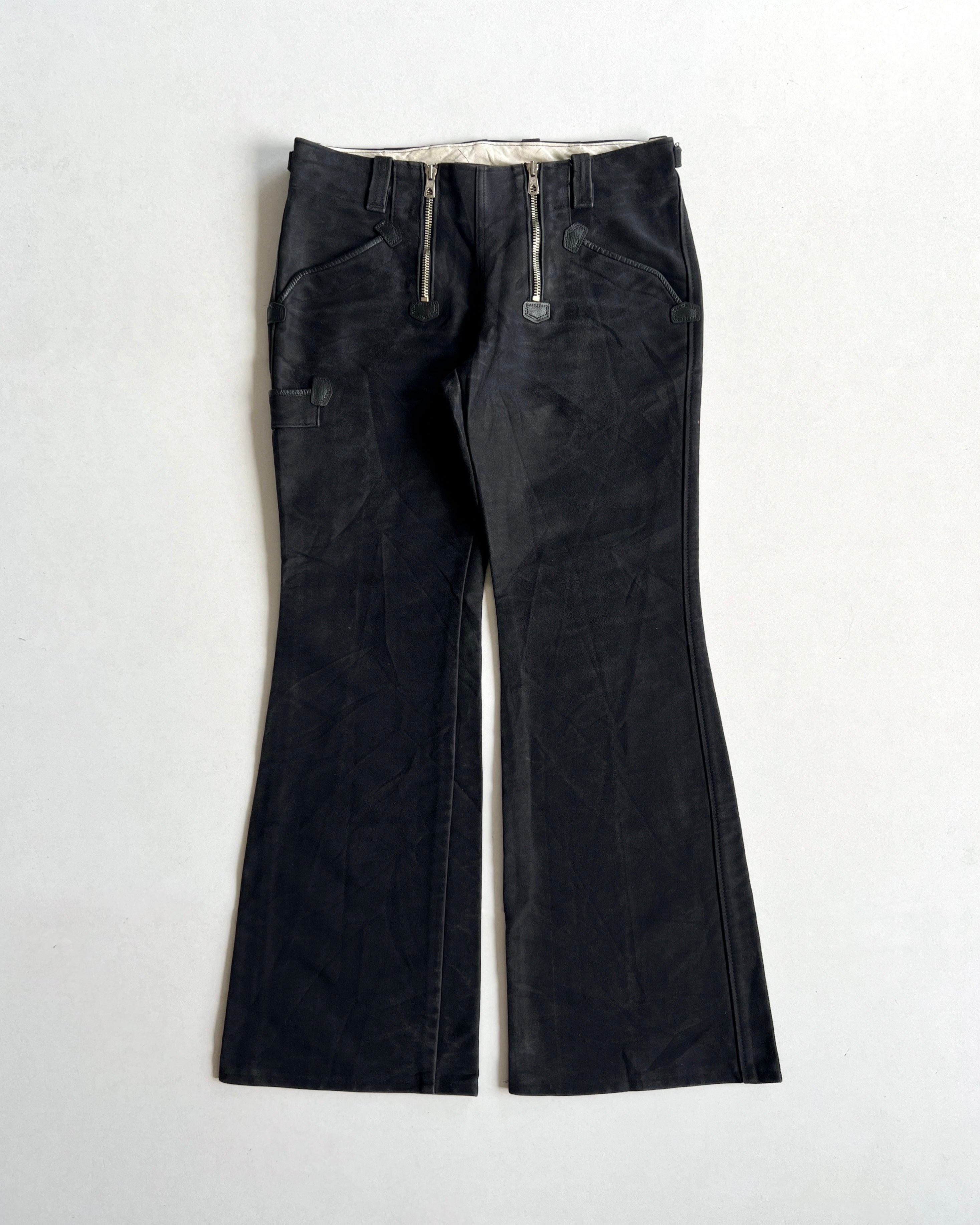 1990S MOLESKIN GERMAN BOOTCUT WORK PANTS (30-32)