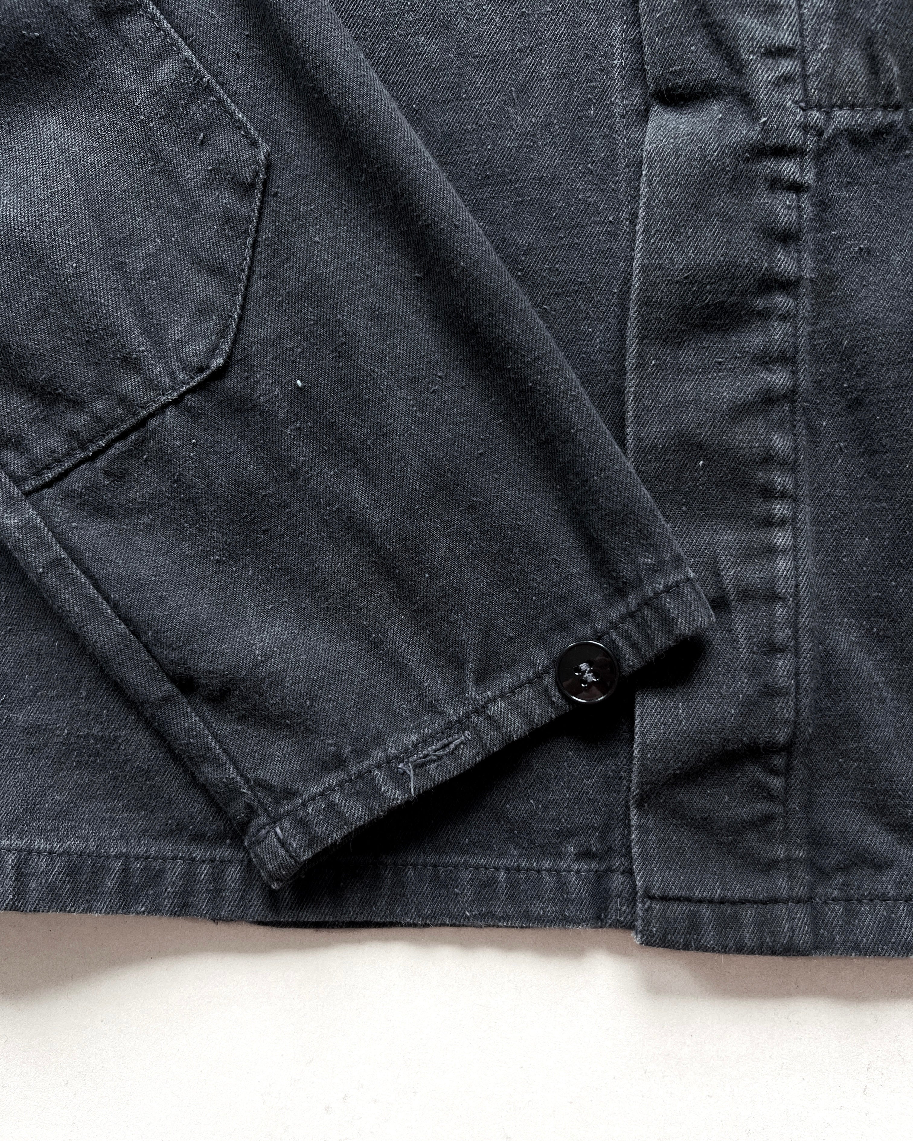 1960S GERMAN OLD COTTON WORK JACKET (L)