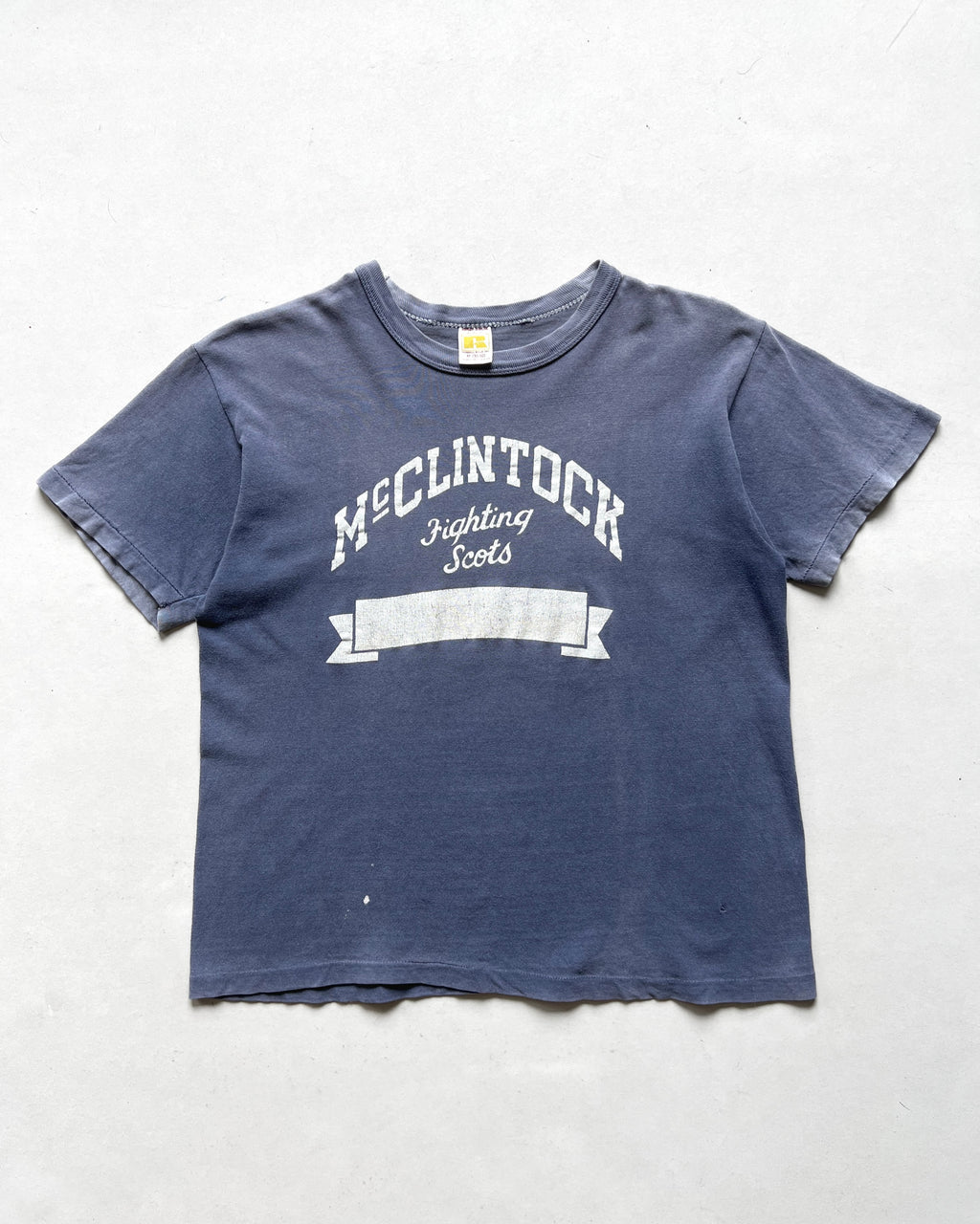 1970S RUSSELL 'MCCLINTOCK FIGHTING SCOTS' TEE (M)