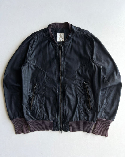 2000S WAXED COATED DIESEL BOMBER JACKET (M)