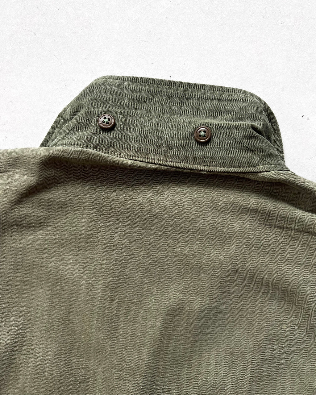 1940S WWII US ARMY 13 STARS M43 HBT JACKET (40R)