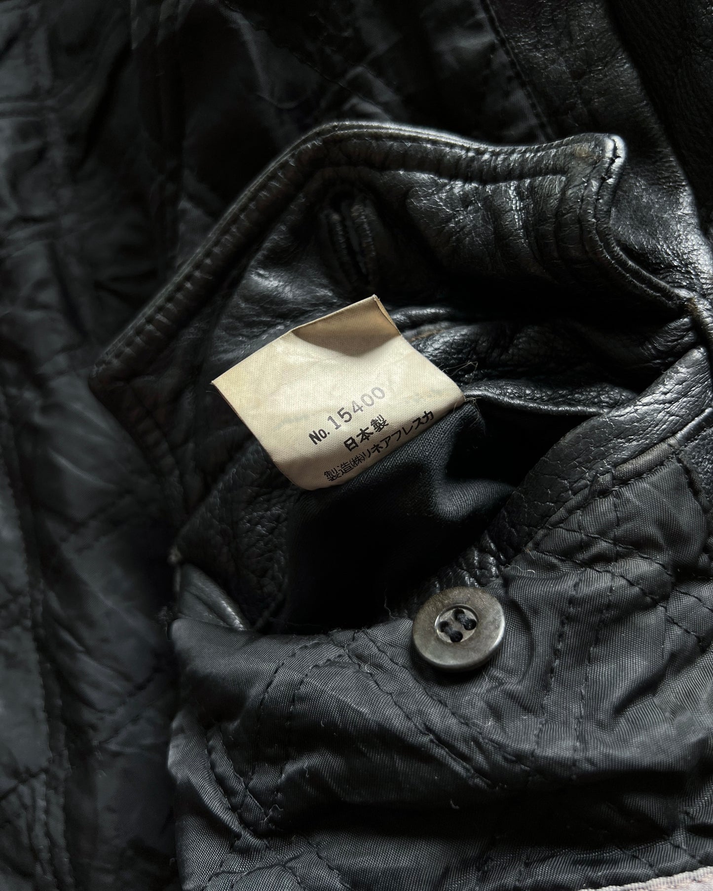 1980S JAPANESE BRAND SHEEPSKIN BOMBER JACKET (M)