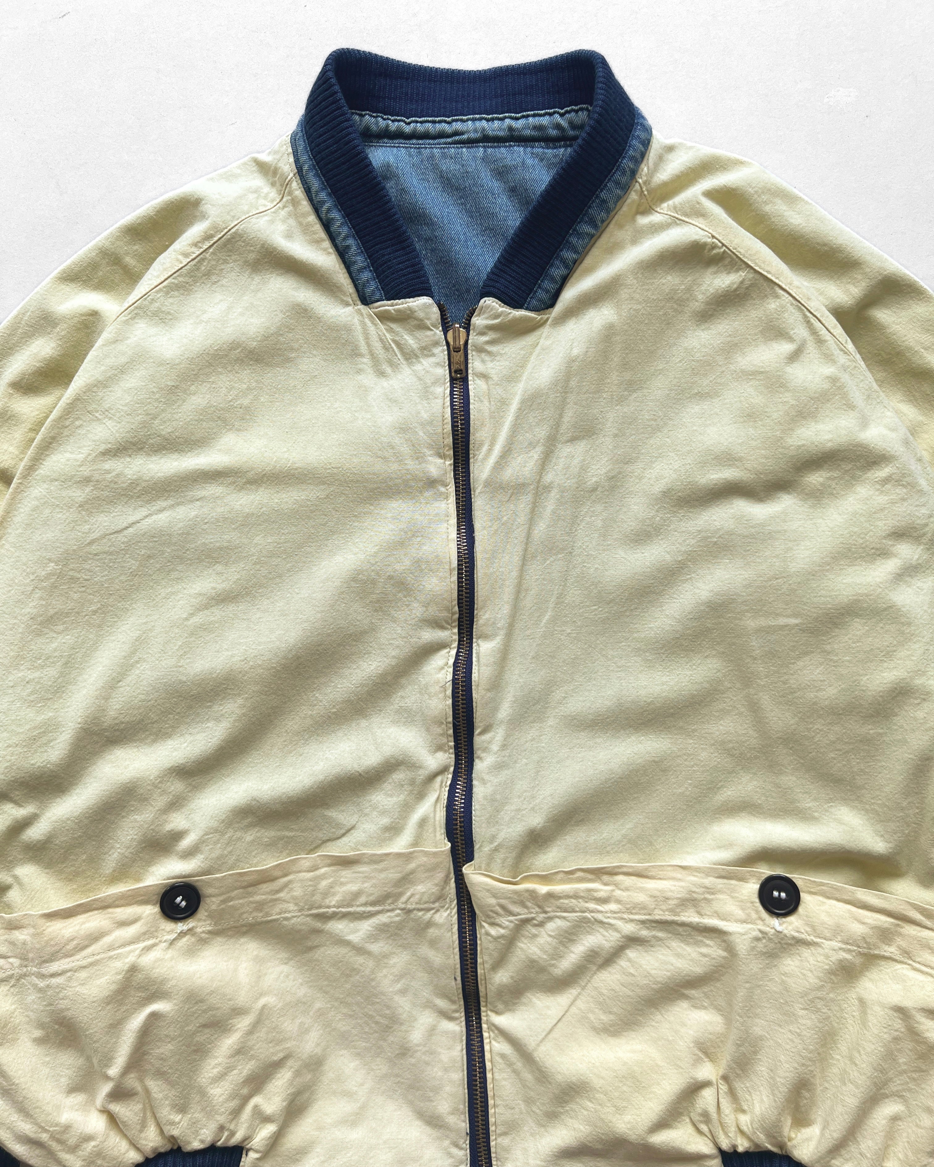 1980S TWO-TONE DENIM REVERSIBLE JACKET (XL)