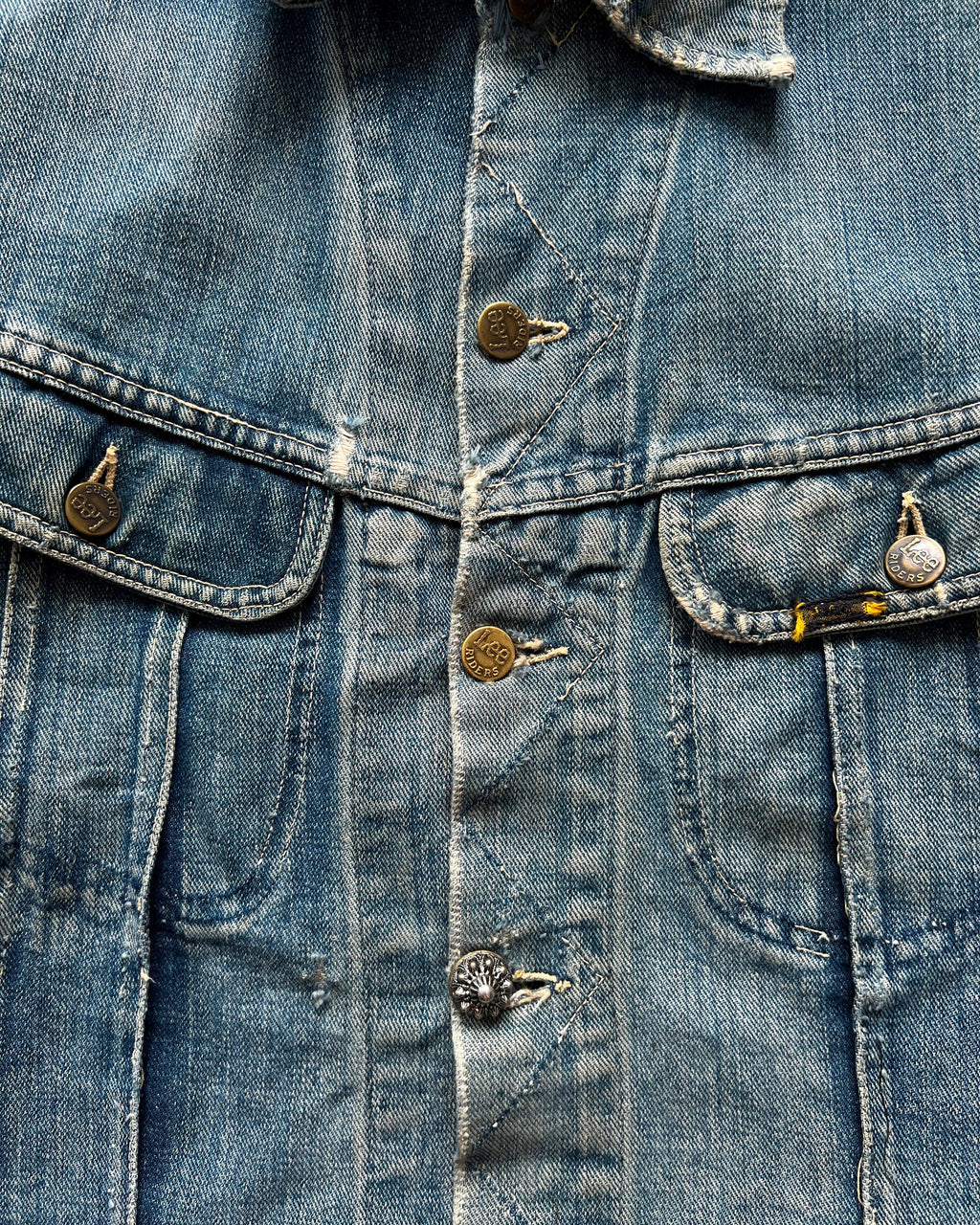 1950S LEE 101-J DENIM TRUCKER JACKET (44)