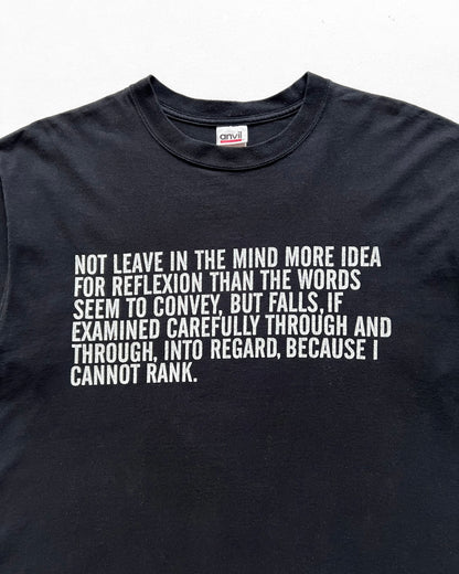 2000S REFLEXION WORDING TEE (L)