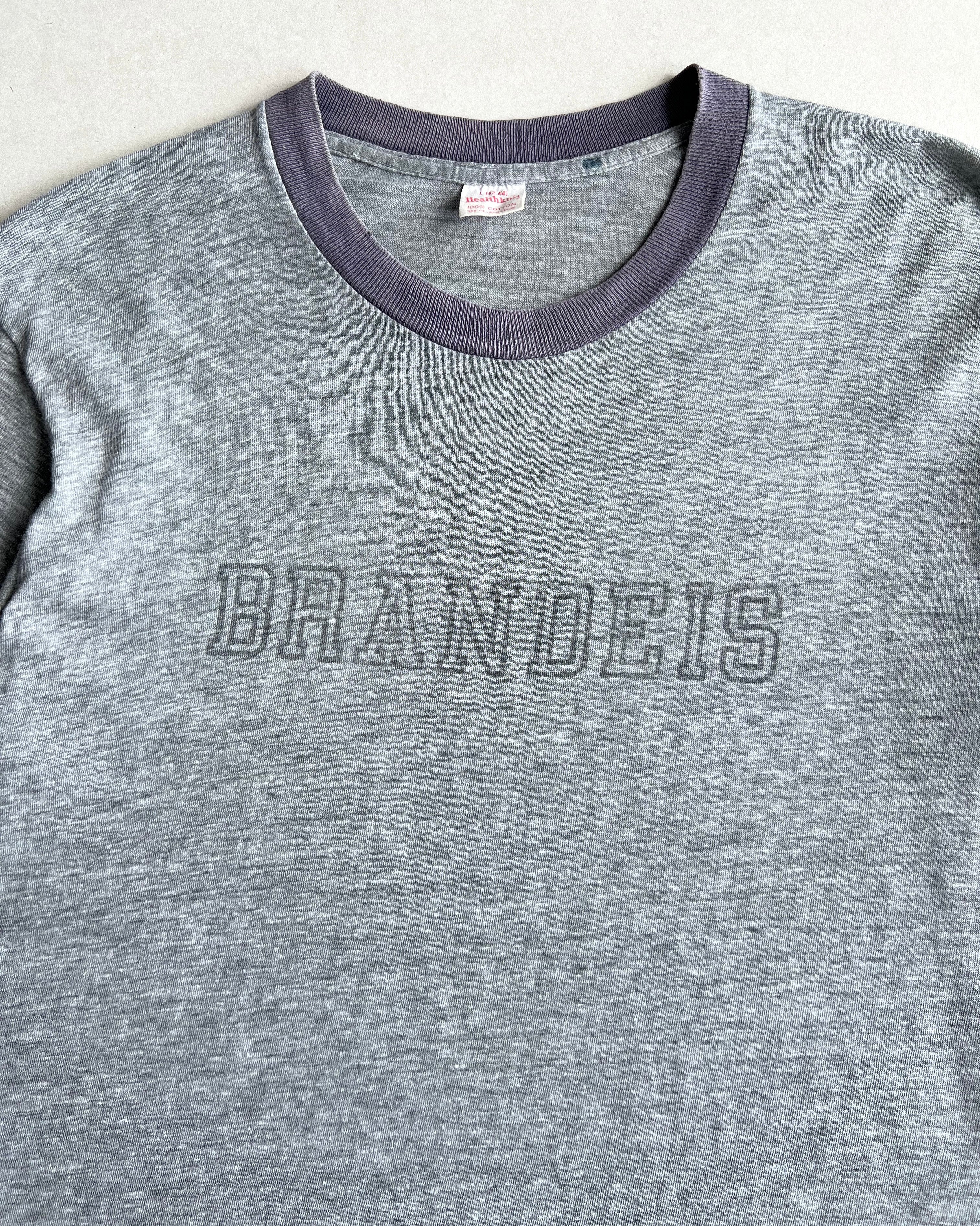 1950S 'BRANDEIS' SINGLE STITCH RINGER TEE (L)