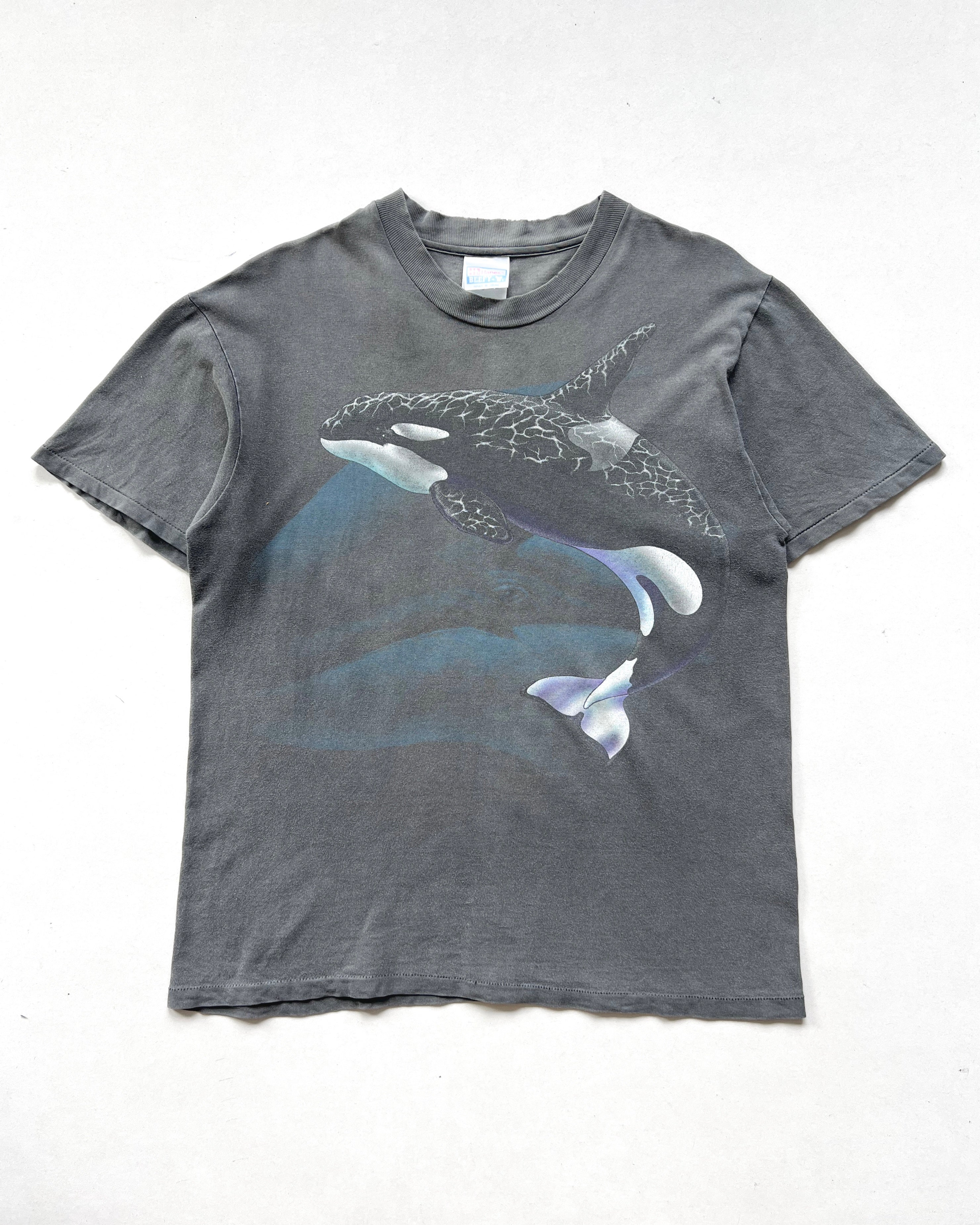 1980S FADED ORCA SINGLE STITCH TEE (M)