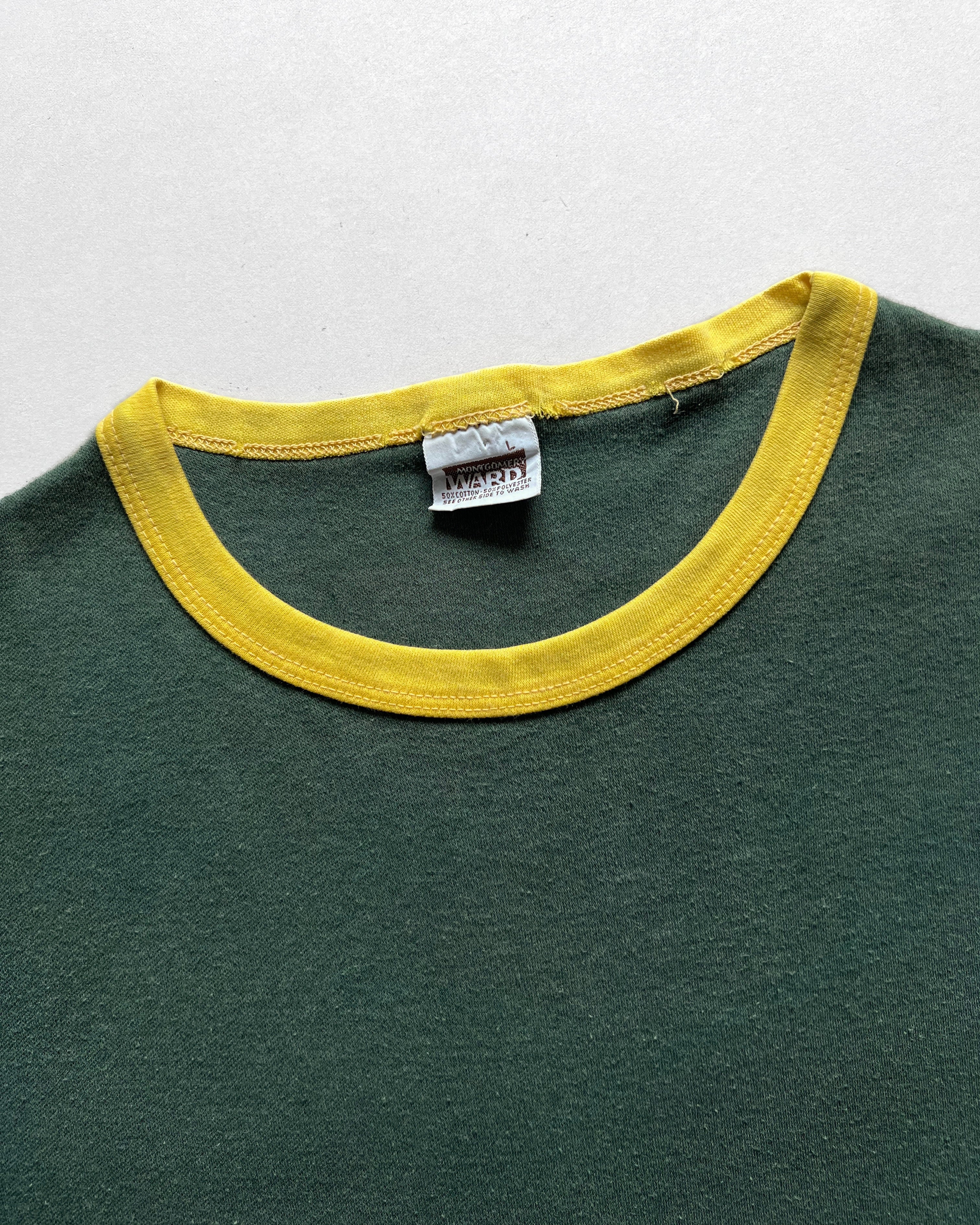 1970S MONTGOMERY WARD RINGER TEE (L)