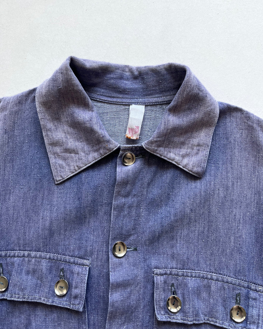 1960S SUN FADED GERMAN WORK JACKET (M)