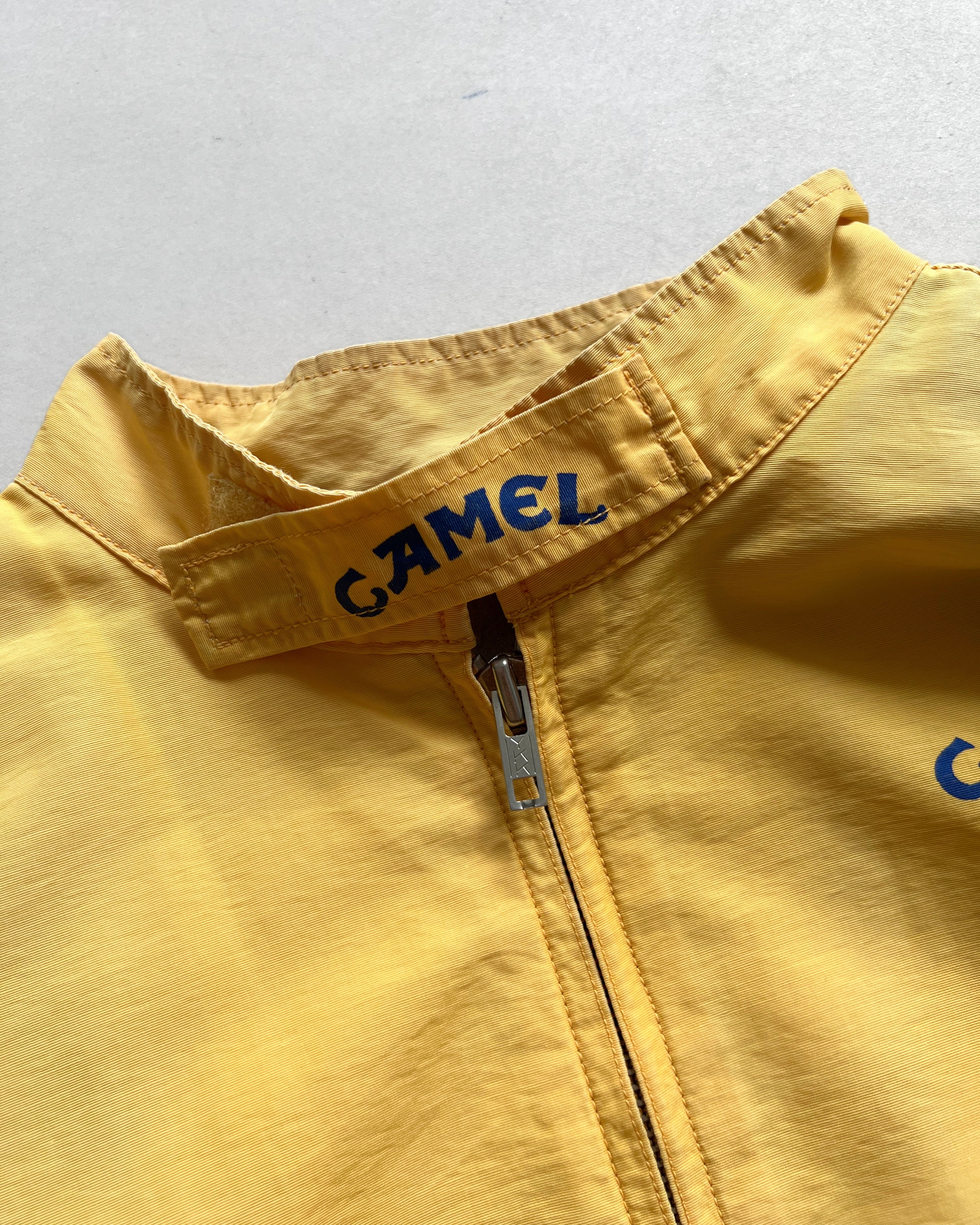 1980S CAMEL TEAM LOTUS HONDA F1 SUZUKA GRAND PRIX RACING JACKET (L)