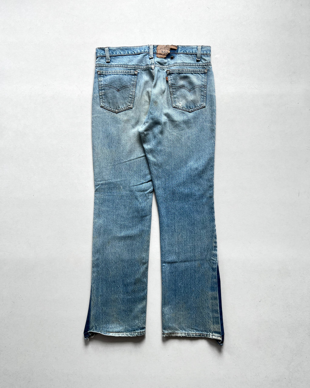 1980S FADED LEVI'S 317 ORANGE TAB FLARE JEANS (34)