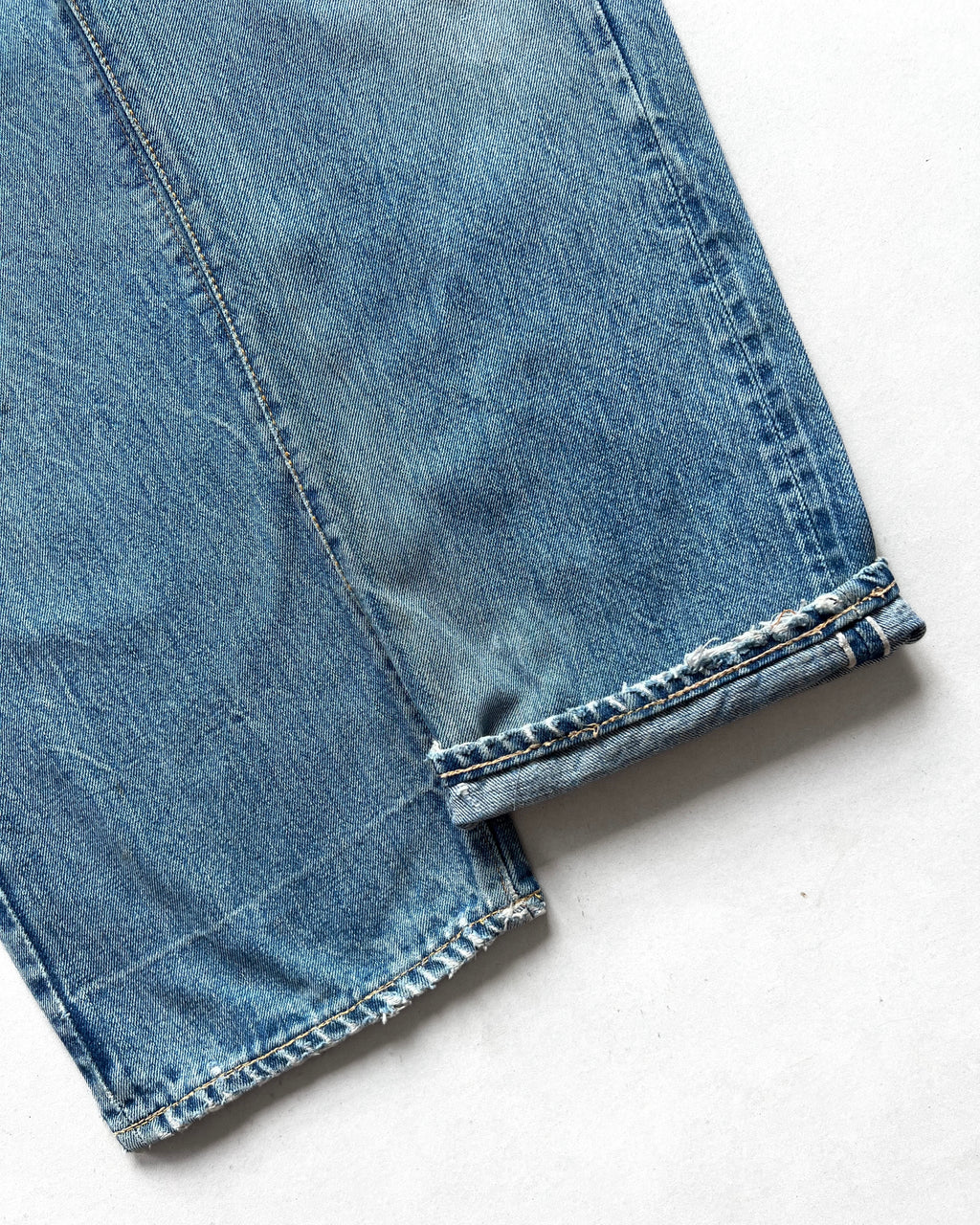 1970S LEVI'S 501 REDLINE SELDVEDGE REPAIRED JEANS (34)