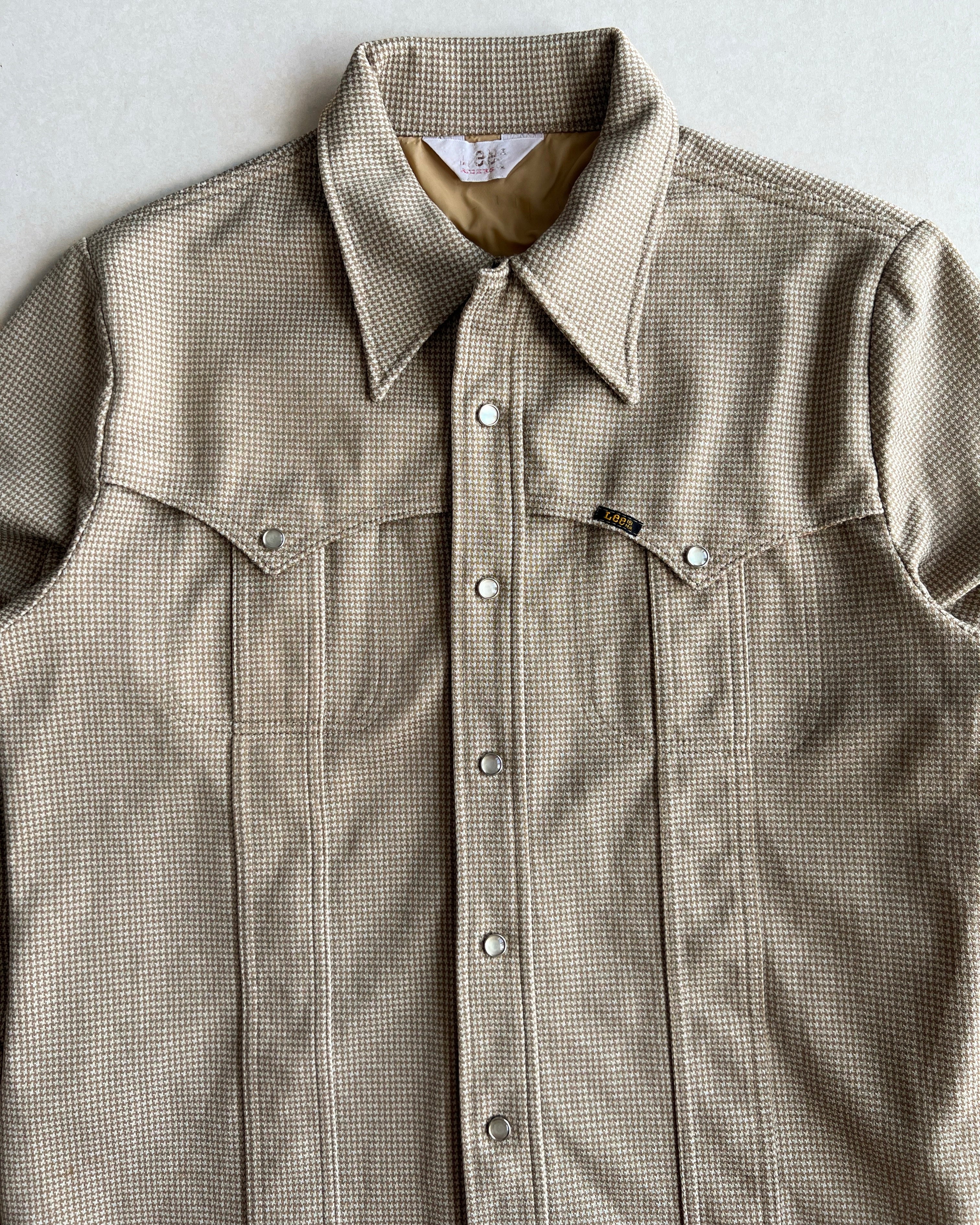 1970S LEE RIDERS WESTERN SHIRT (M)